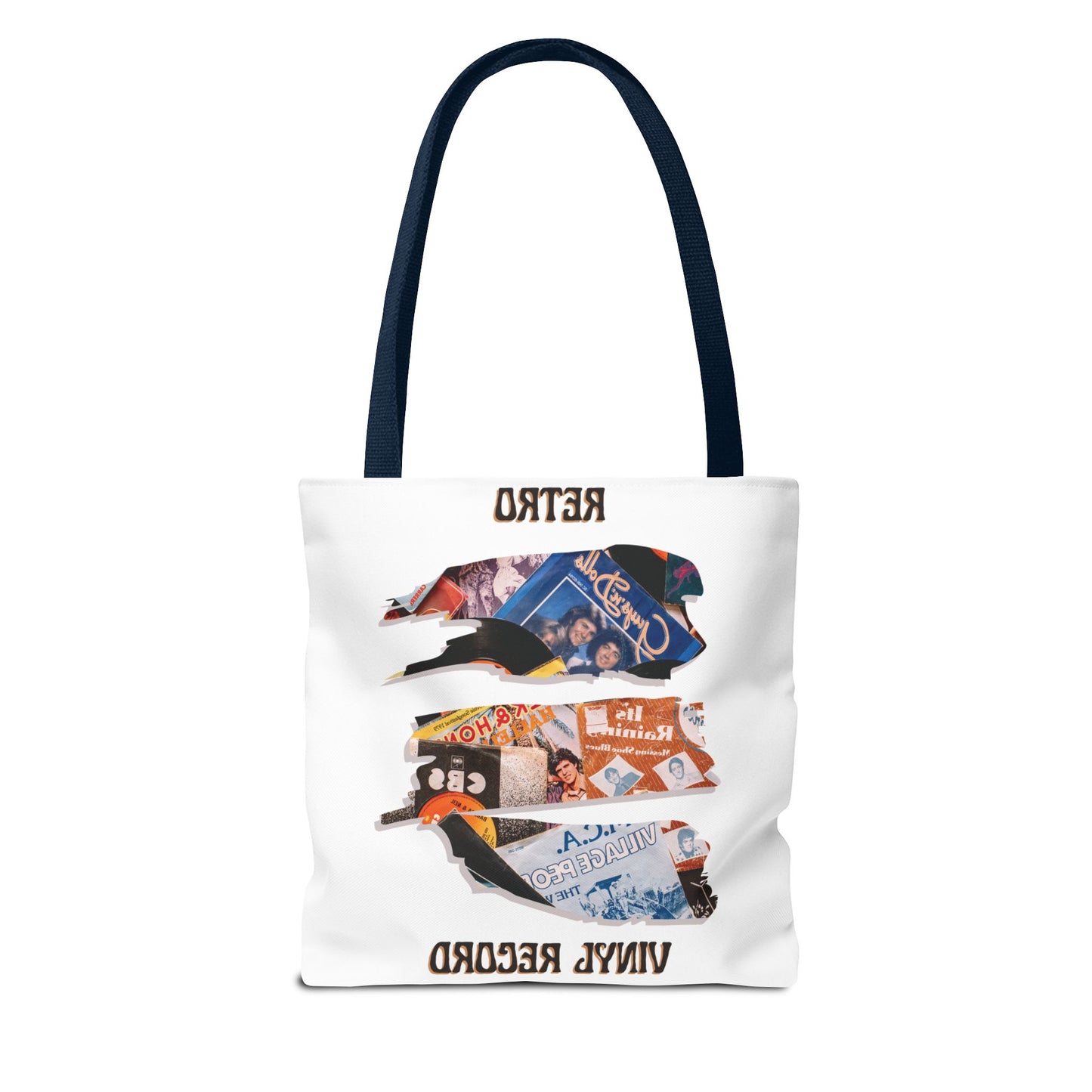 Retro Vinyl Record Tote Bag