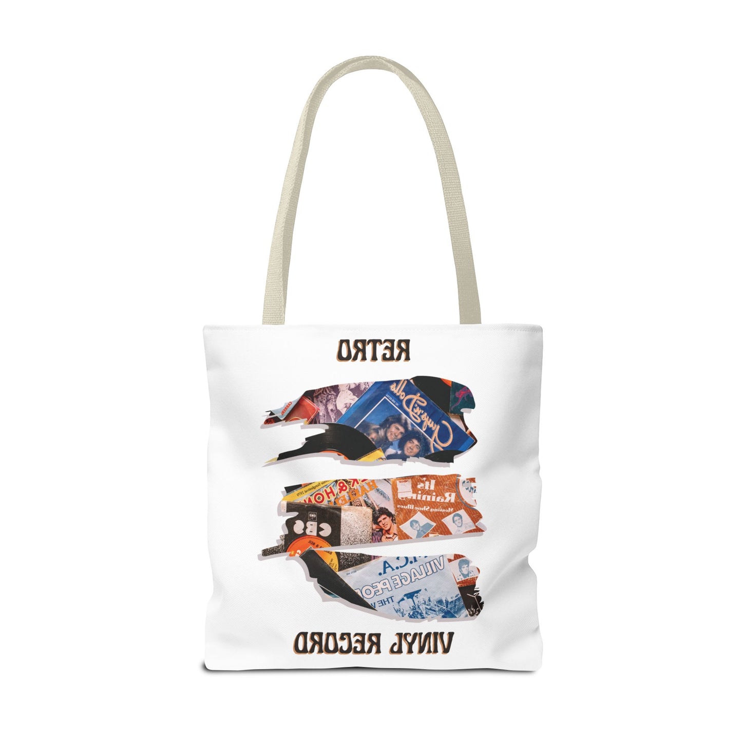 Retro Vinyl Record Tote Bag