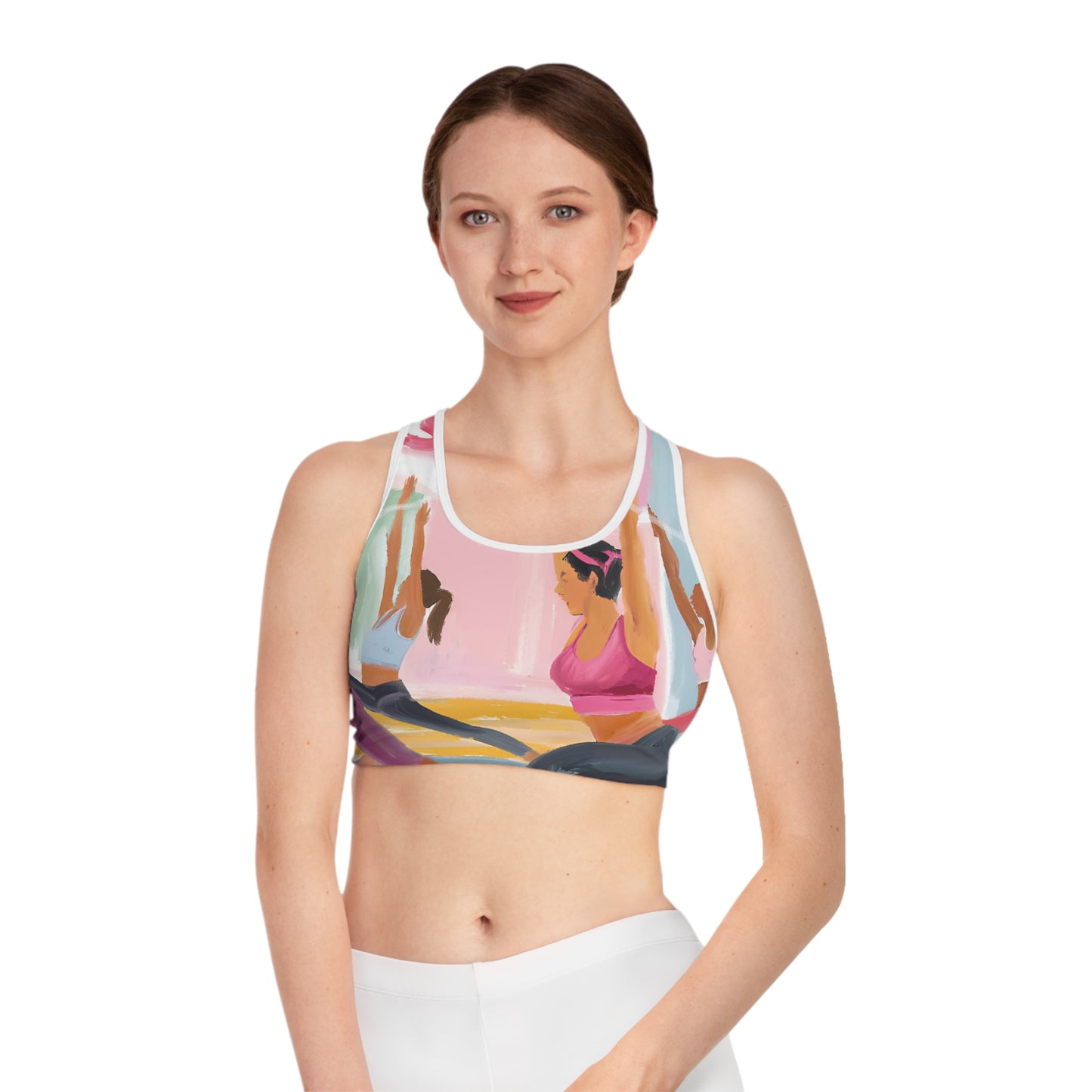 Vibrant Yoga Sports Bra - Perfect for Fitness Enthusiasts