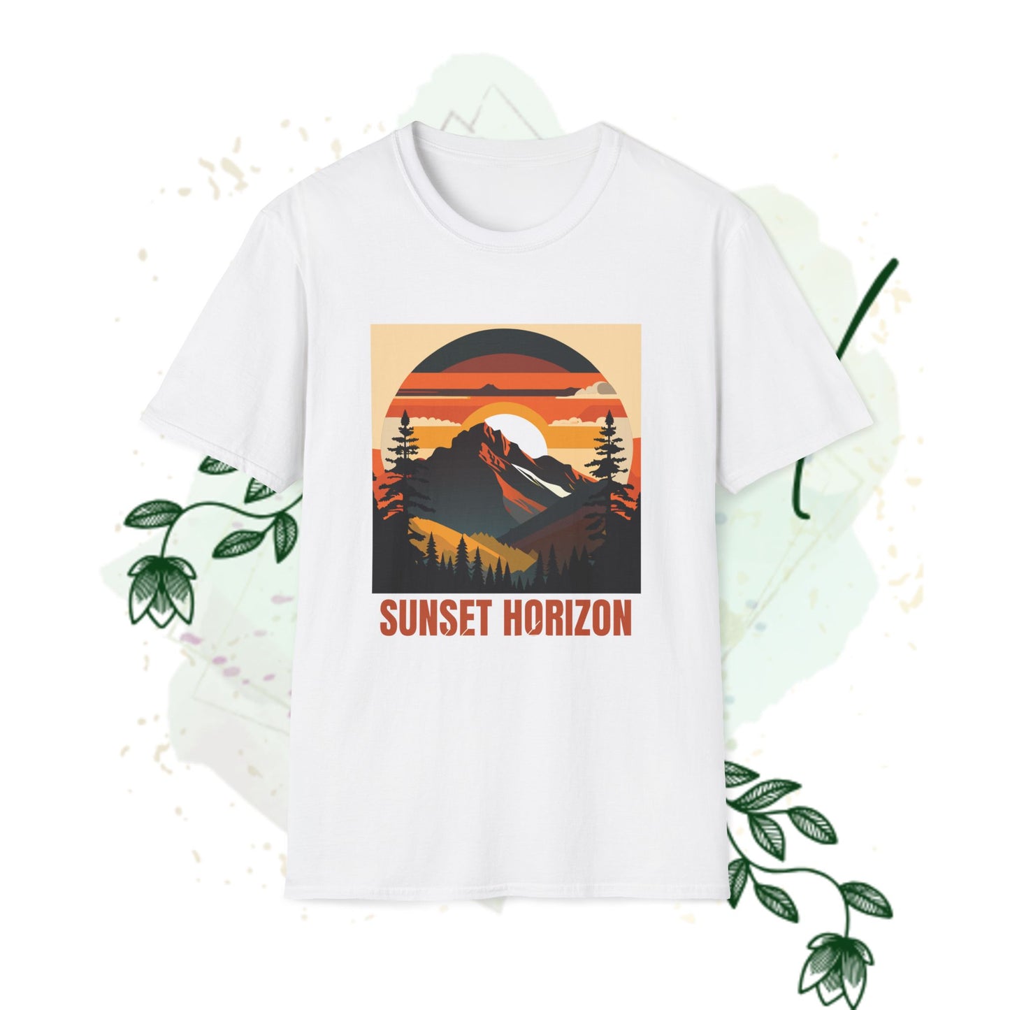 Sunset Horizon Unisex Softstyle T-Shirt