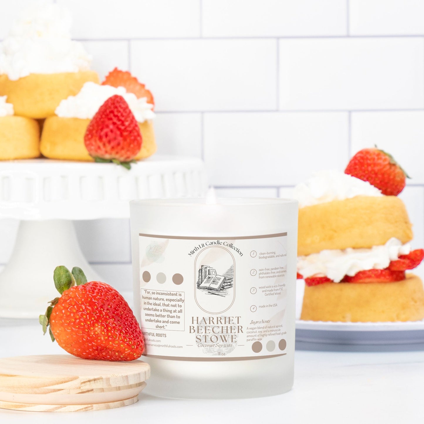 Mirth Lit Candle: Harriet Beecher Stowe