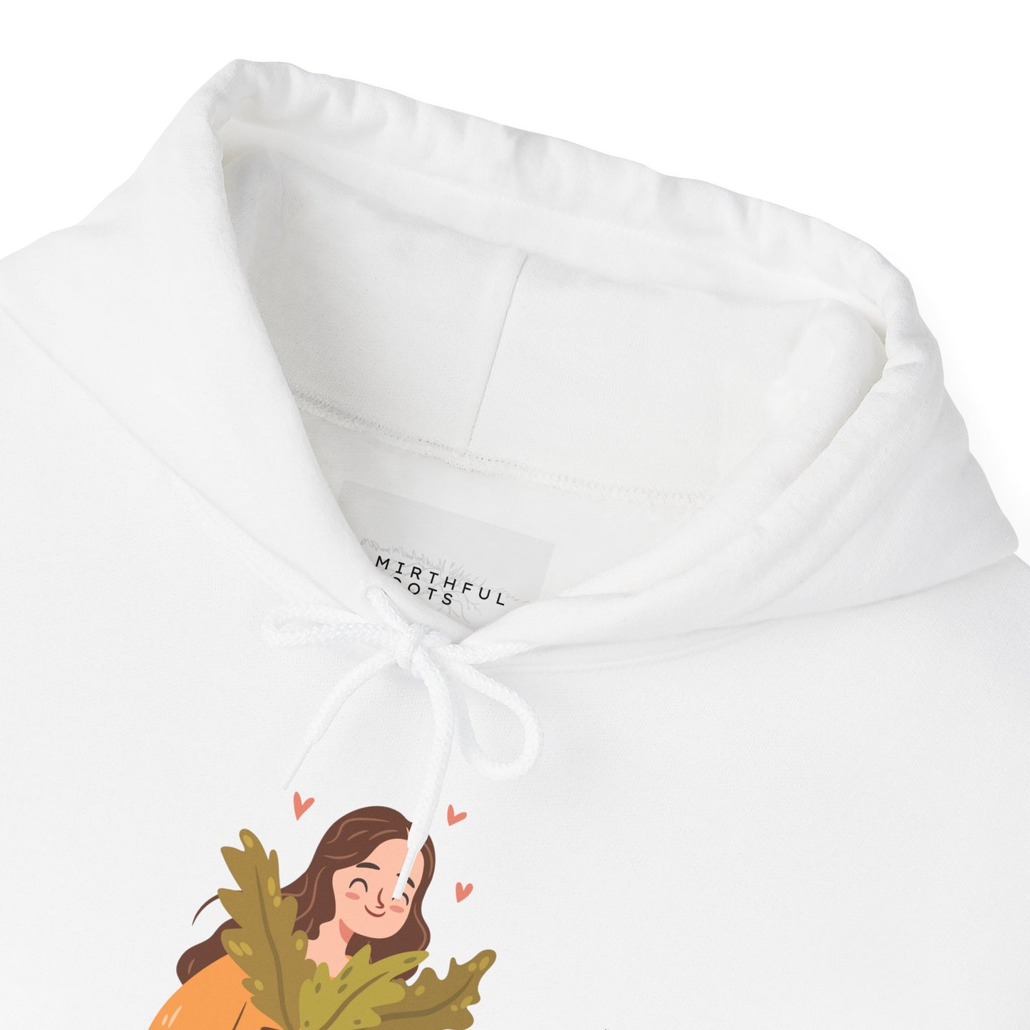 Hooded Cozy Drawstring Sweatshirt, Flower girl
