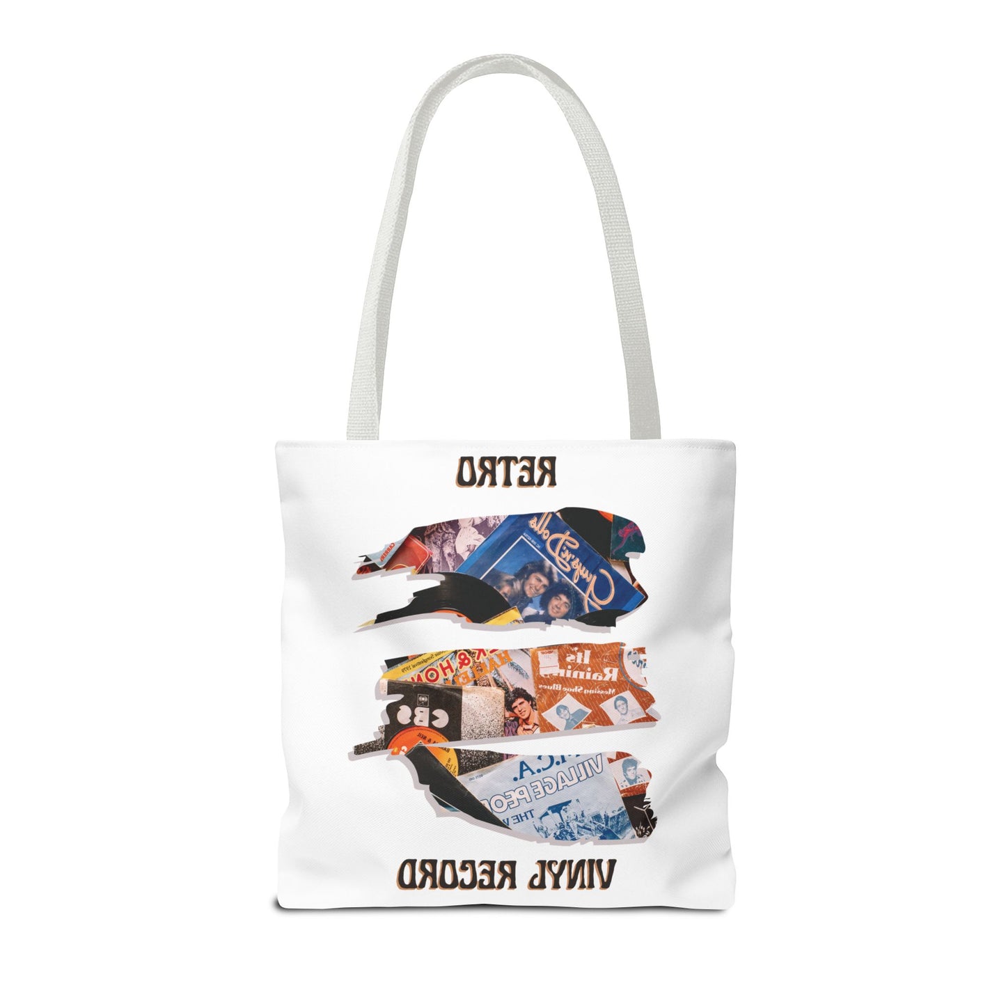 Retro Vinyl Record Tote Bag