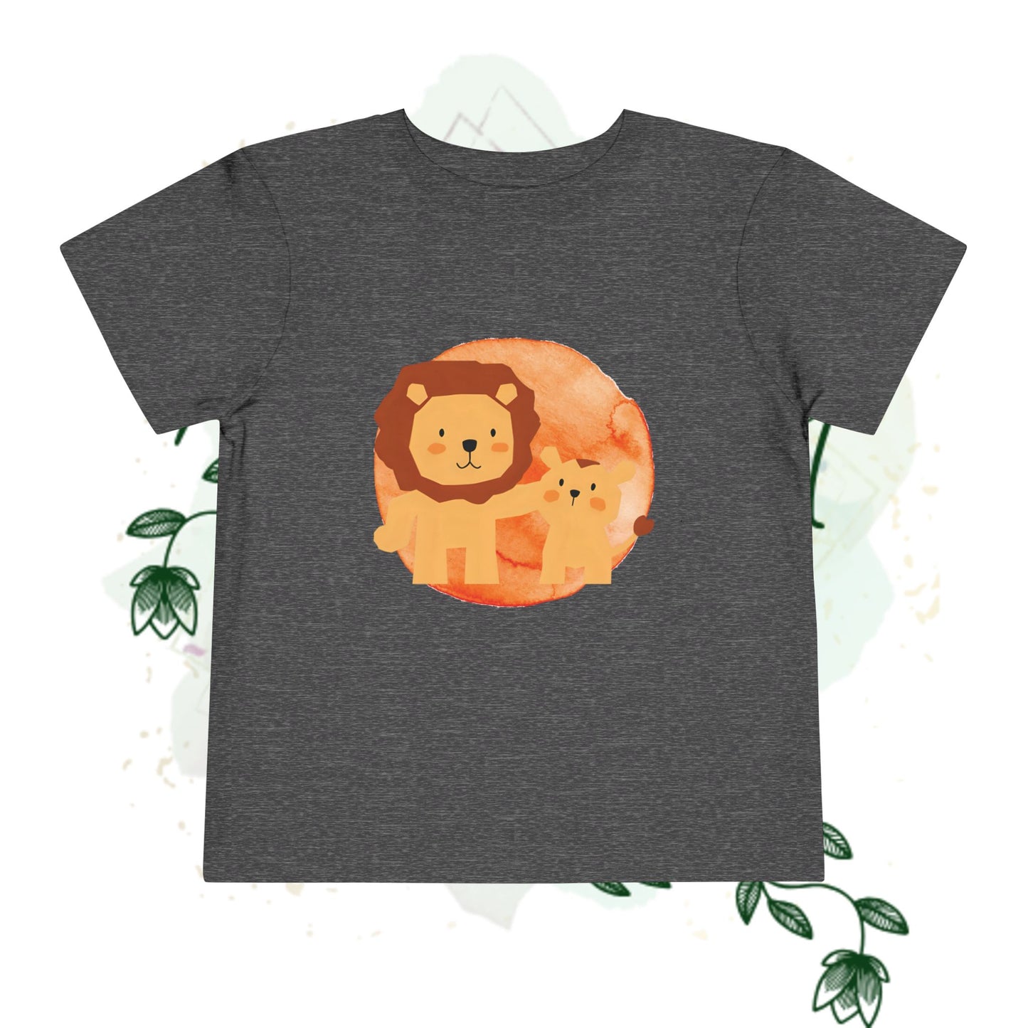 Adorable Lion Family Toddler Tee