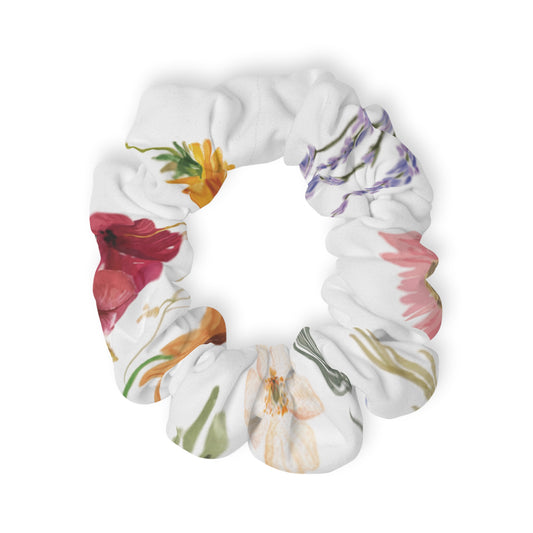 Floral Scrunchie - Colorful Hair Accessory