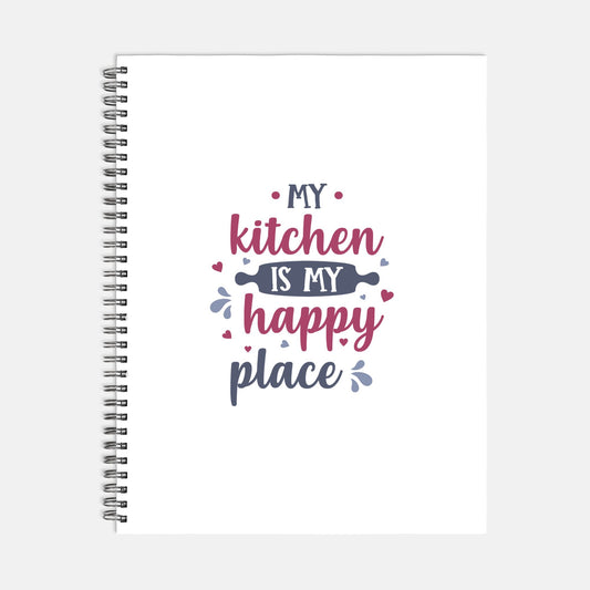 My kitchen Recipe Spiral Book