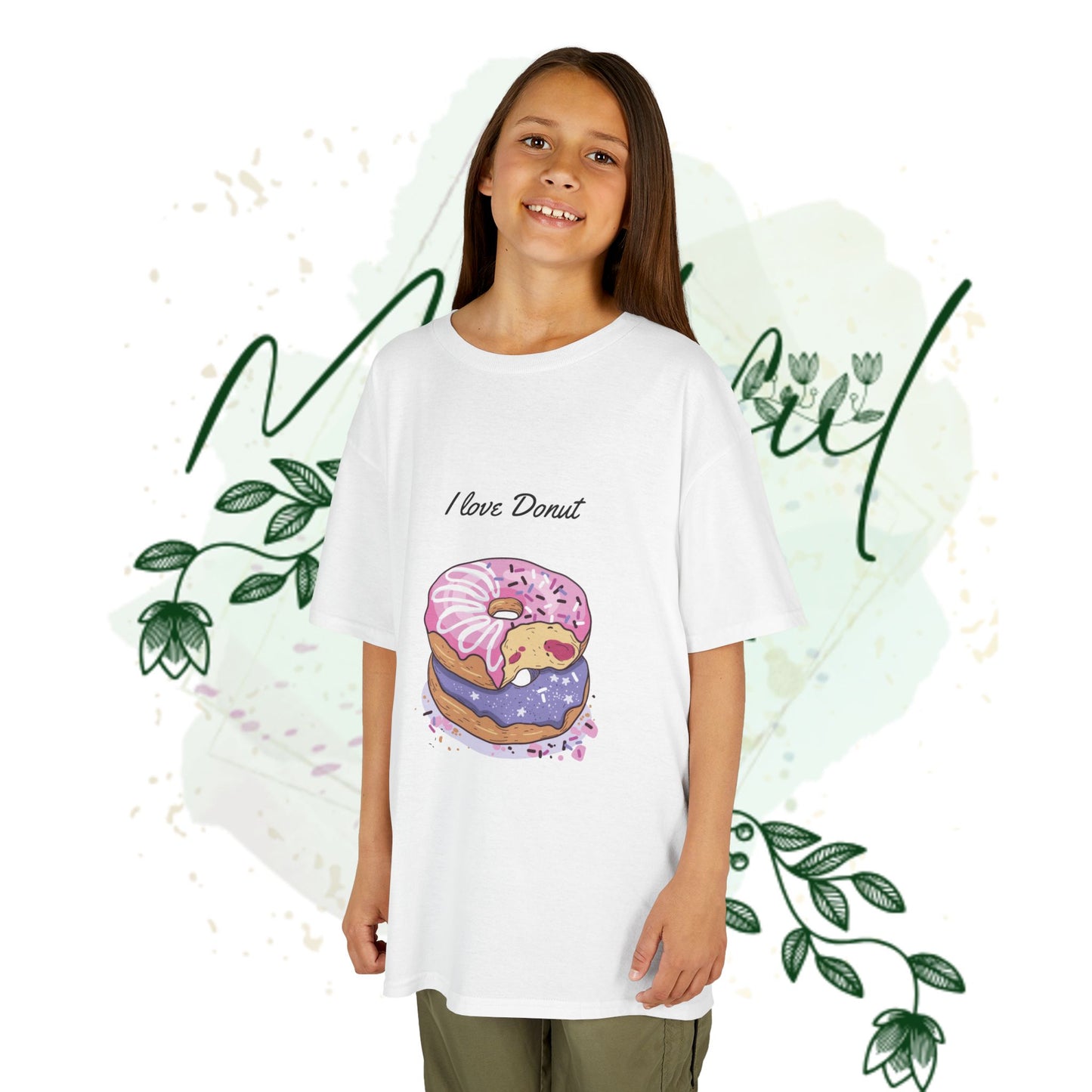 Cute Kids Donut Tee - "I Love Donut" T-Shirt for Food Lovers