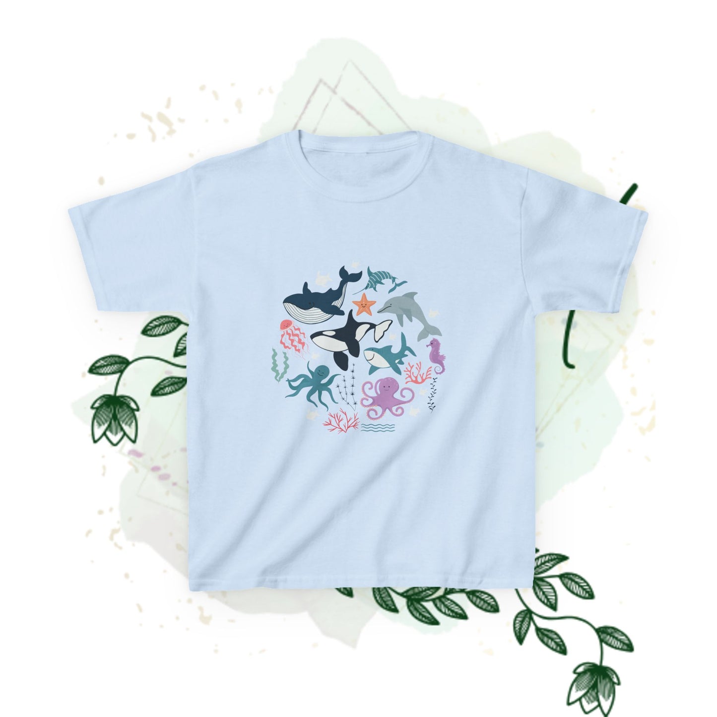 Ocean Adventure Kids Tee - Fun Sea Creature Design for Young Explorers