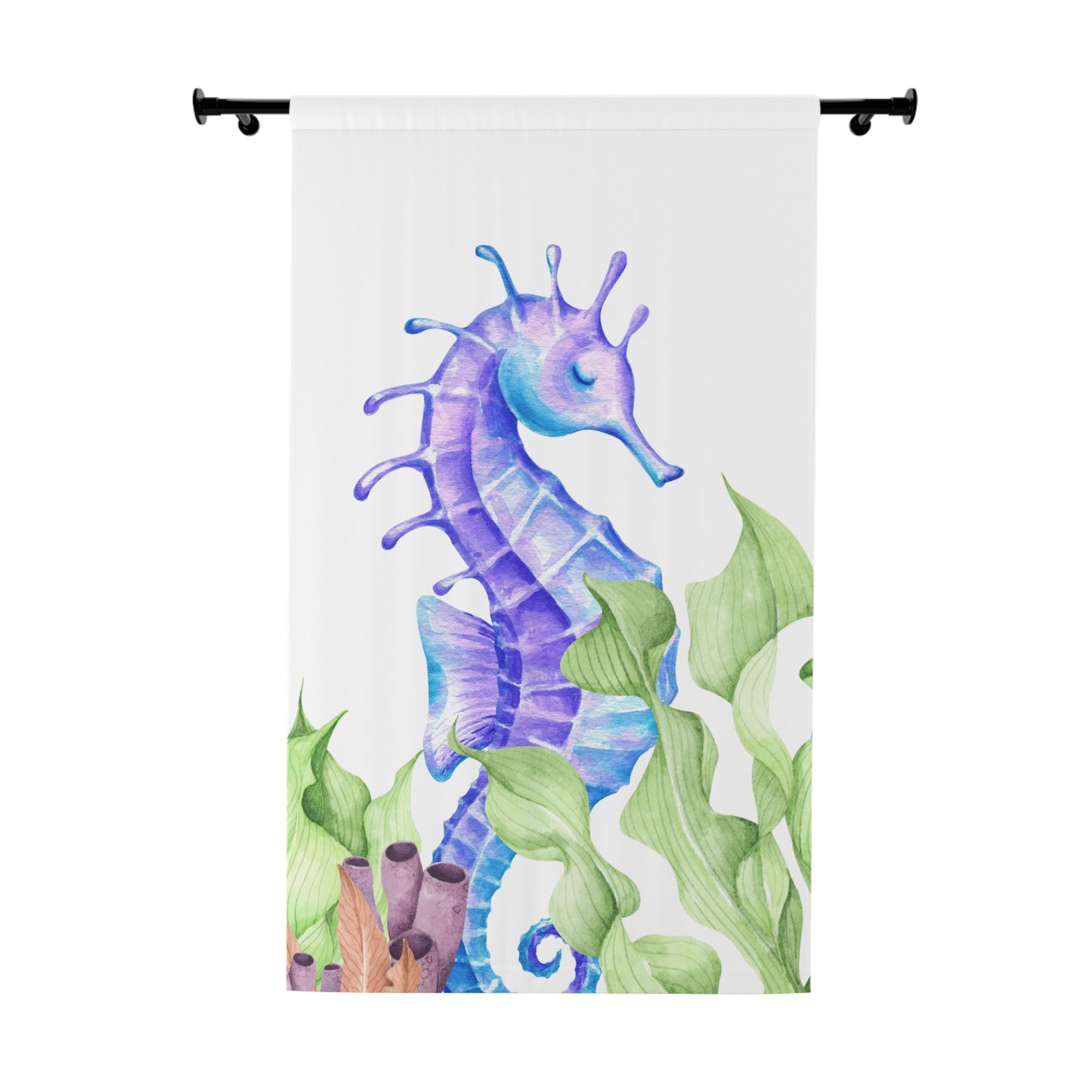 Wild & Wonder Curtain, Seahorse