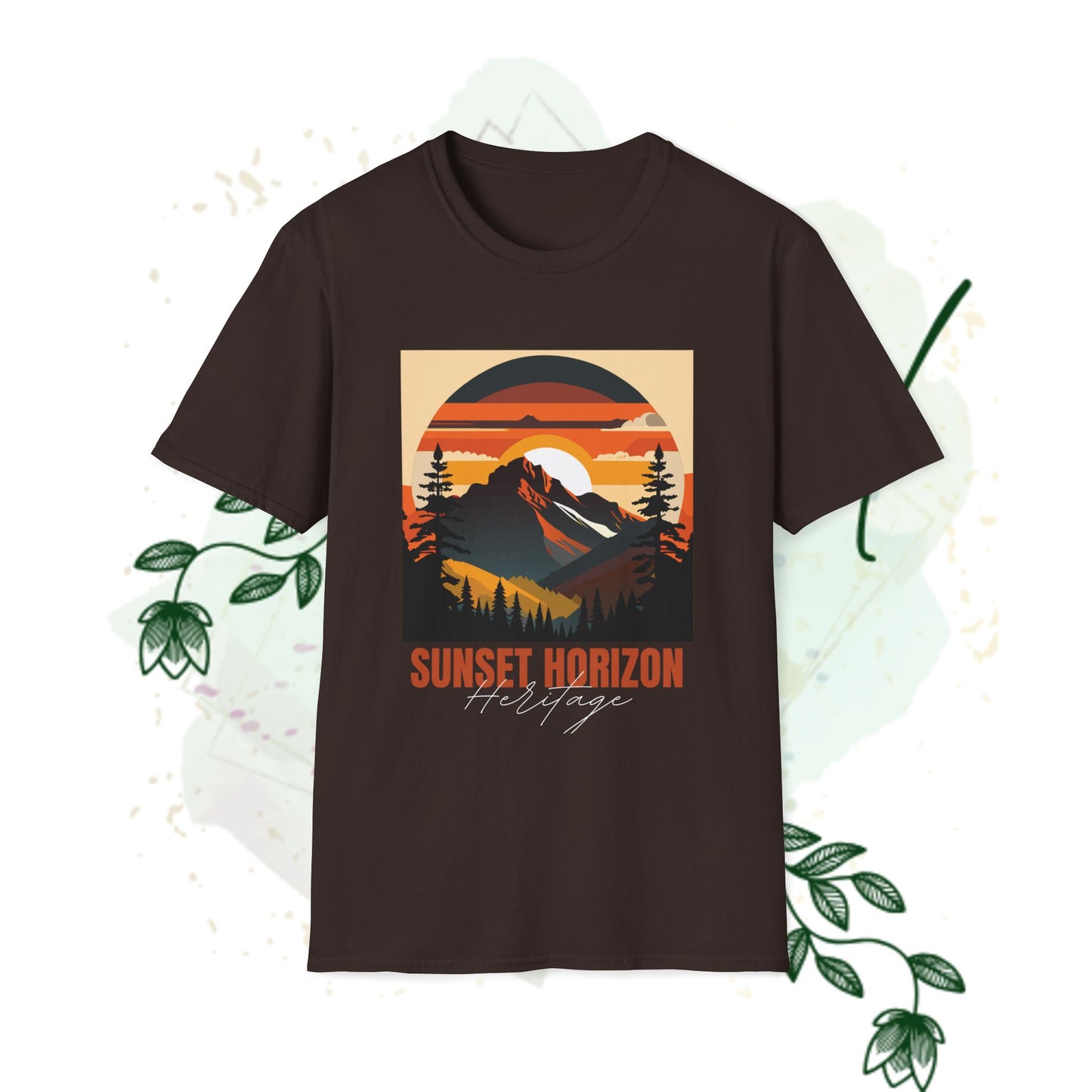 Sunset Horizon Unisex Softstyle T-Shirt