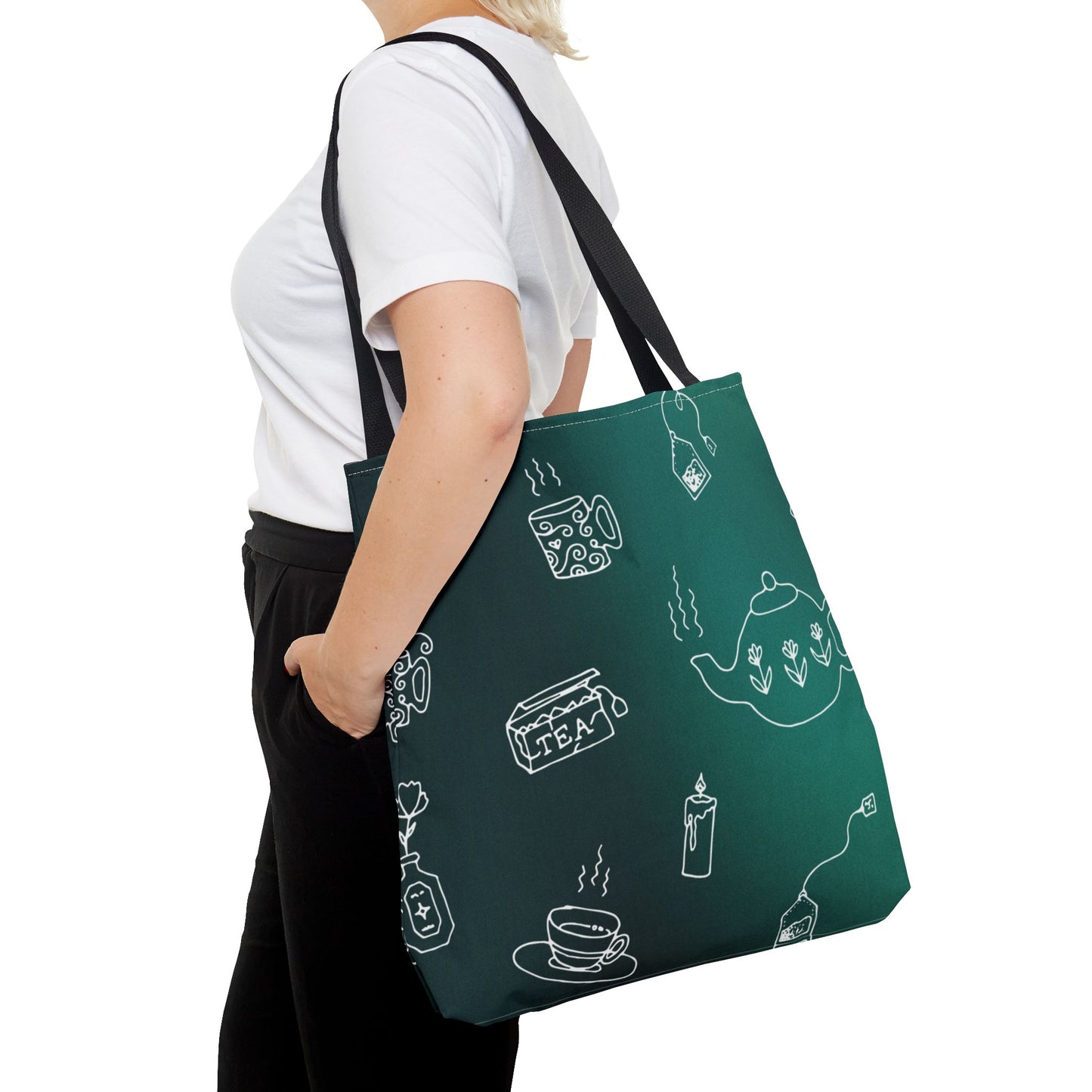 Chic Tea Lover's Tote Bag