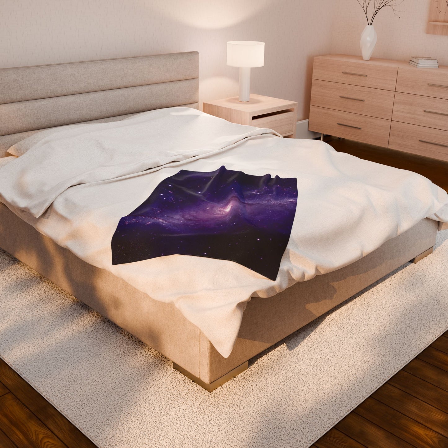 "Galactic Wonder" Velveteen Plush Blanket