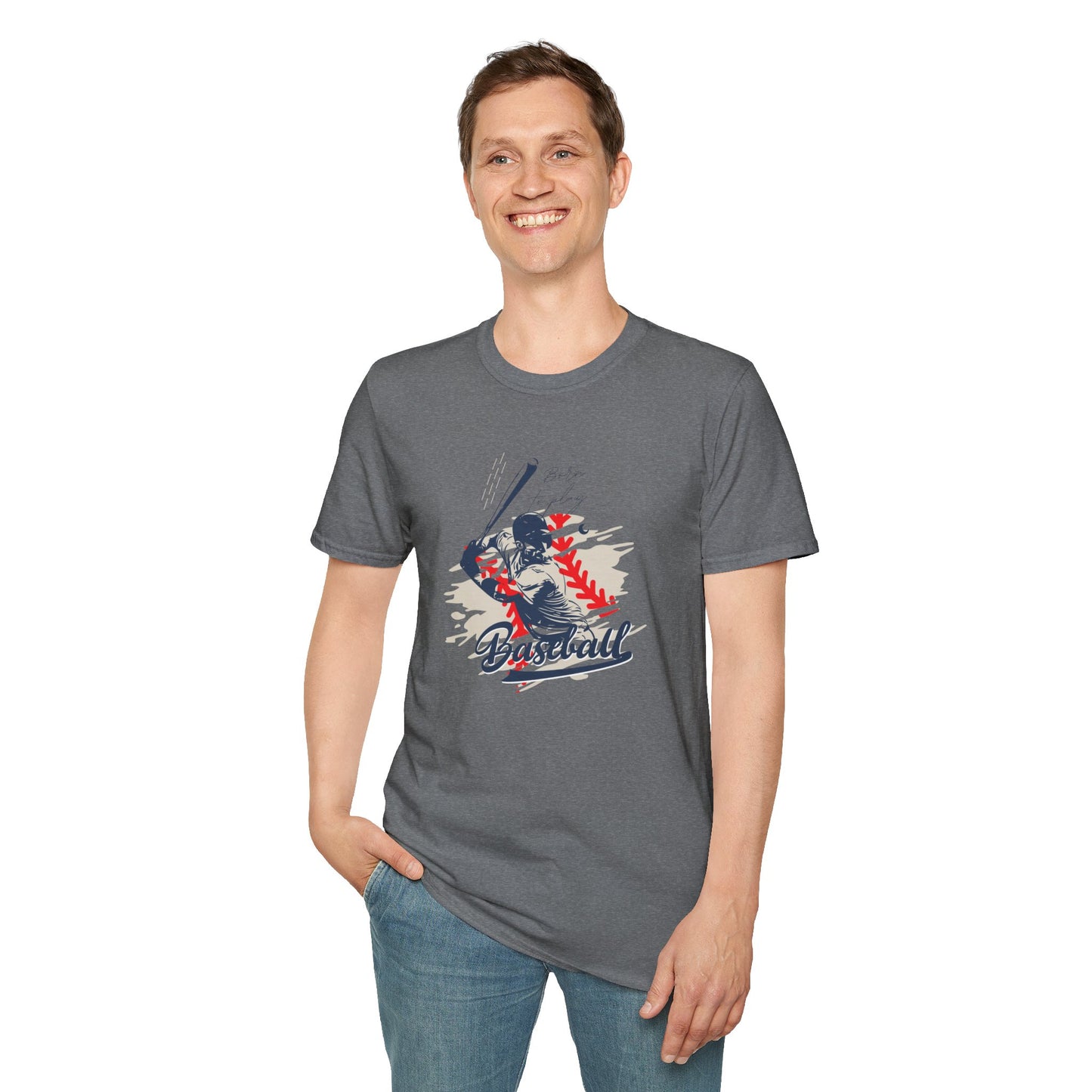 Baseball Fan Unisex Softstyle T-Shirt