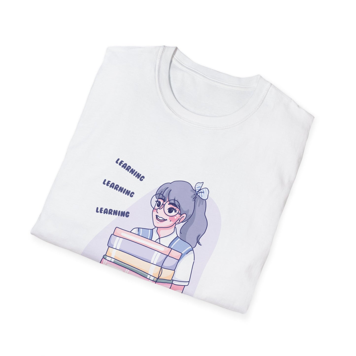 Never Stop Learning Unisex Softstyle T-Shirt