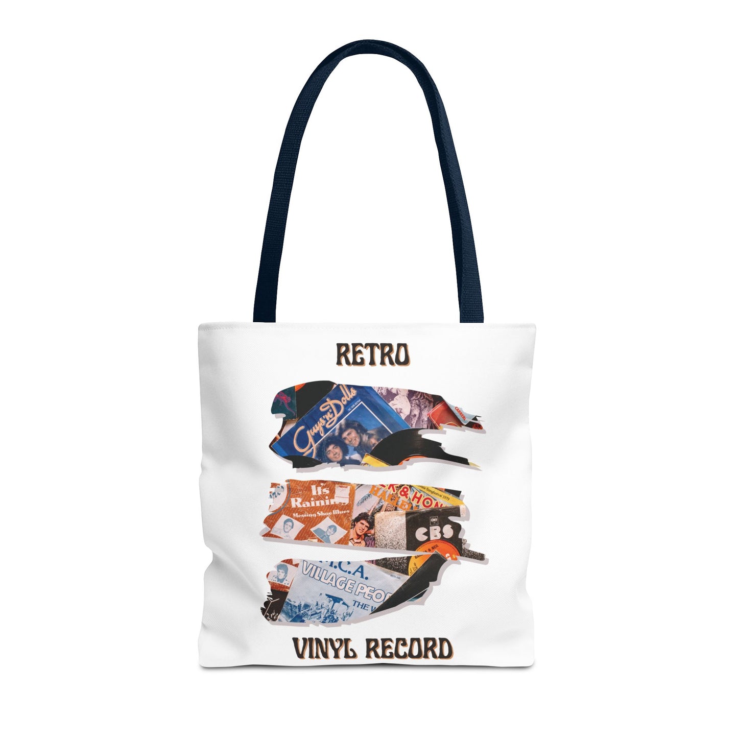 Retro Vinyl Record Tote Bag