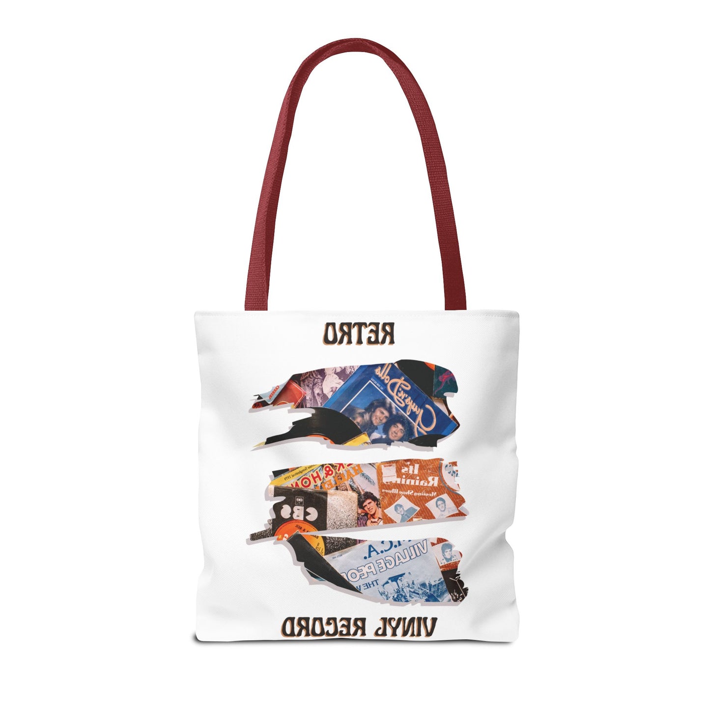 Retro Vinyl Record Tote Bag