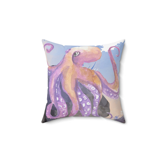 Wild & Wonder square pillow, Octopus