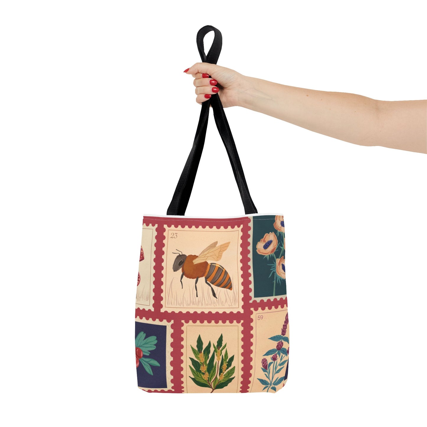 Vintage Botanical Tote Bag