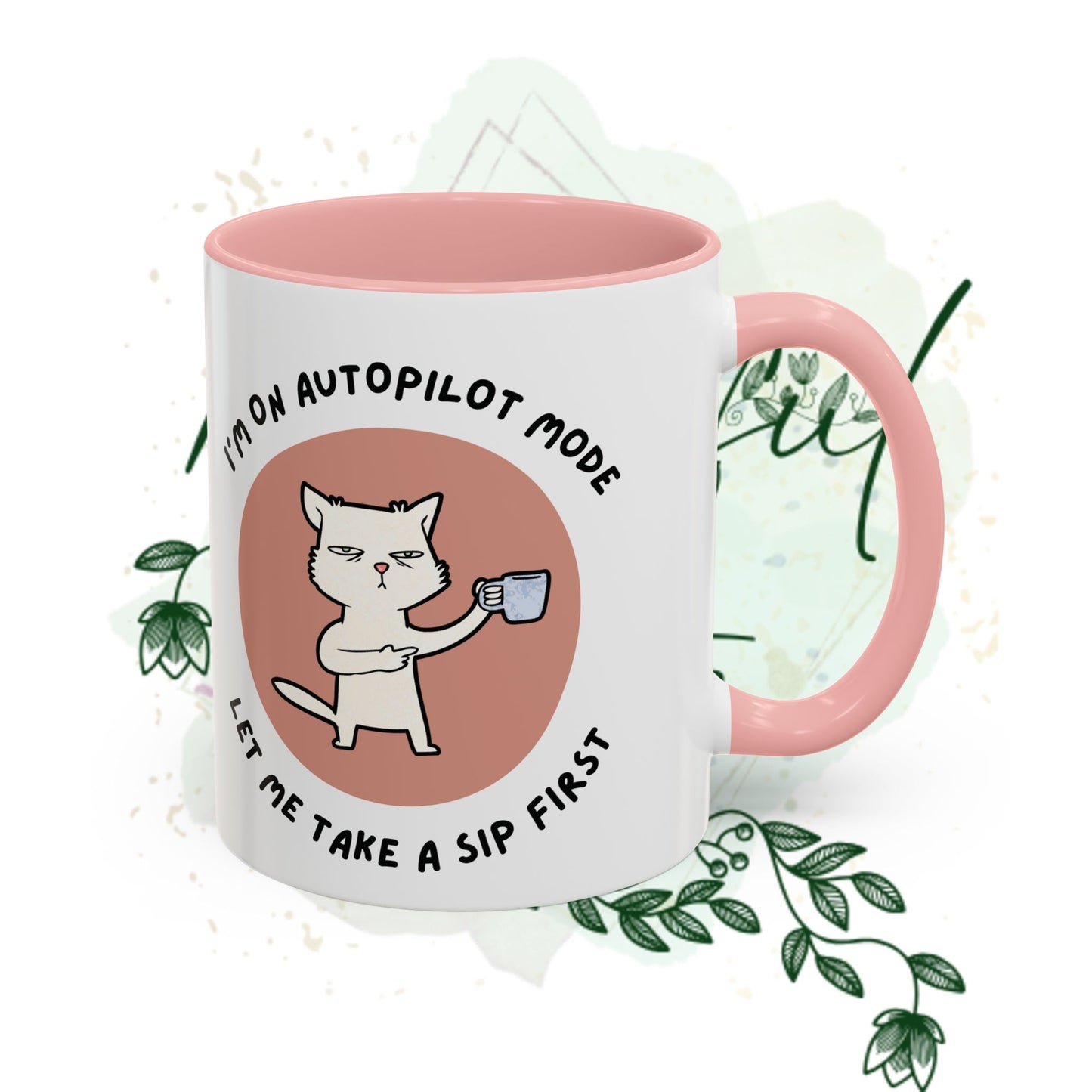 Funny Cat Autopilot Coffee Mug| 11oz & 15oz