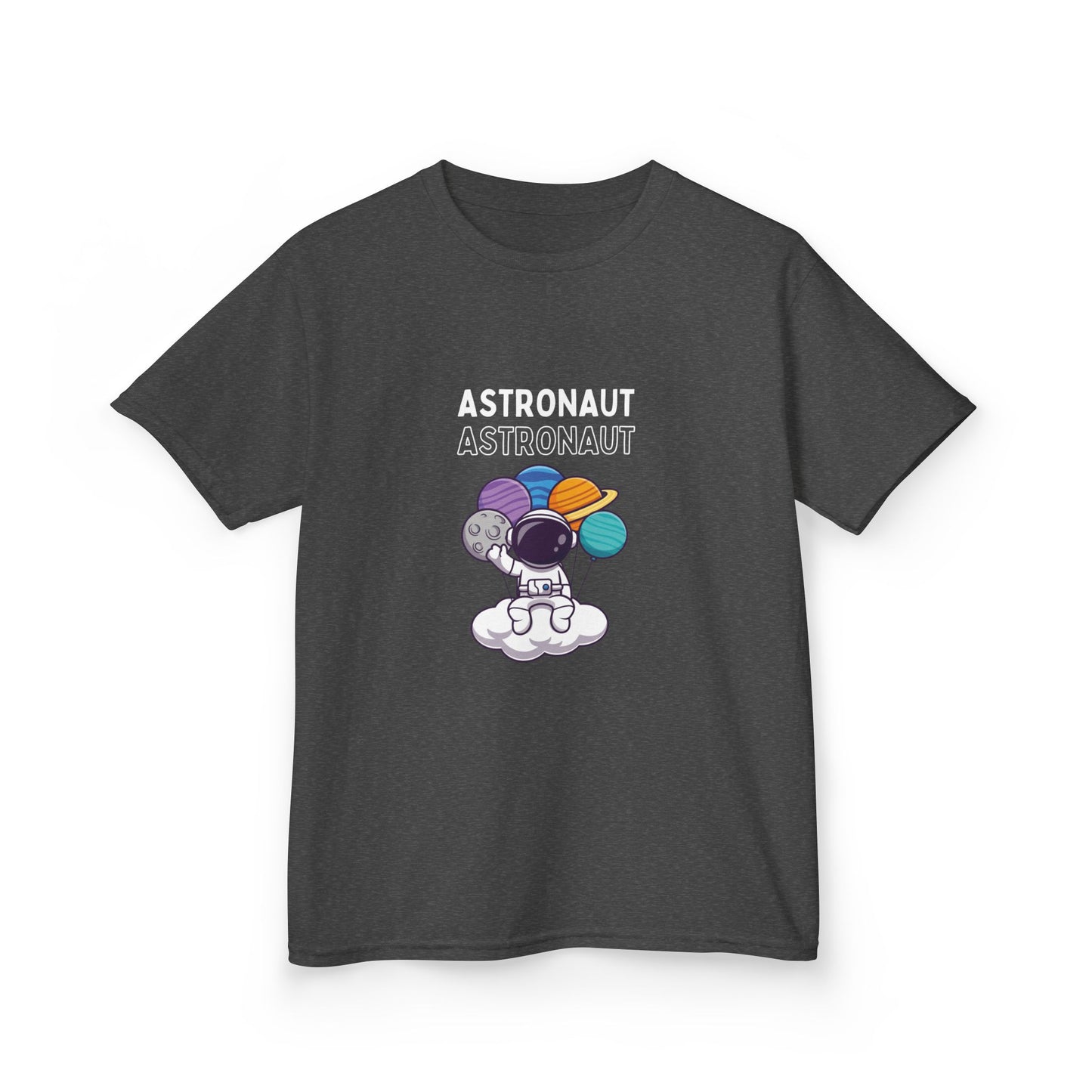 Astronaut Kids Heavy Cotton Tee - Space Adventure T-Shirt