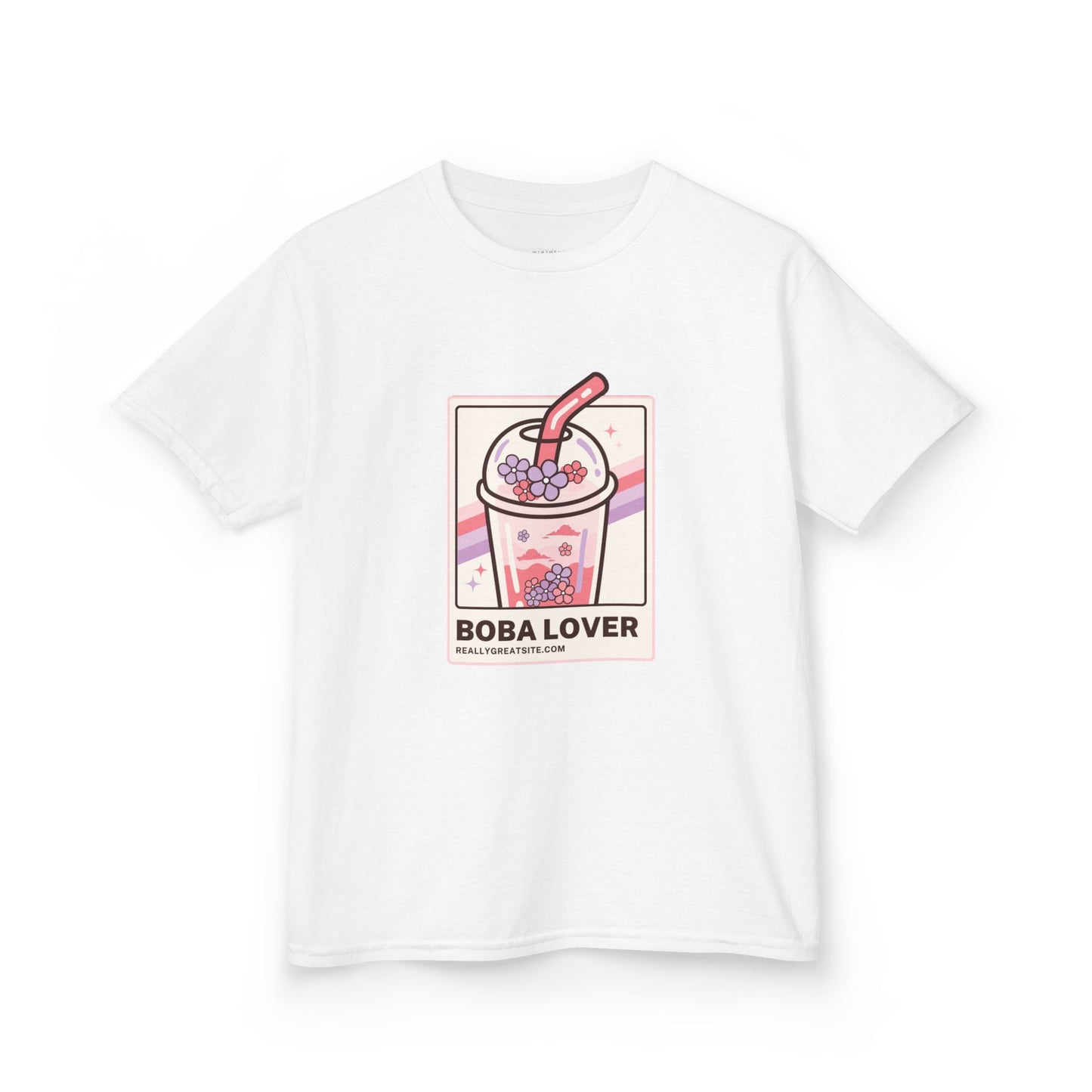 Boba Lover Kids Tee - Fun Cotton Shirt for Beverage Enthusiasts