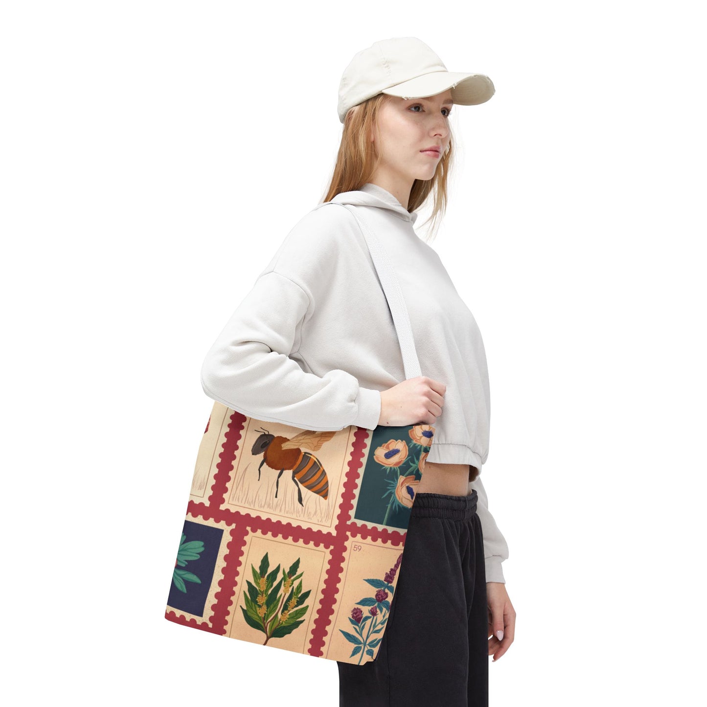 Vintage Botanical Tote Bag