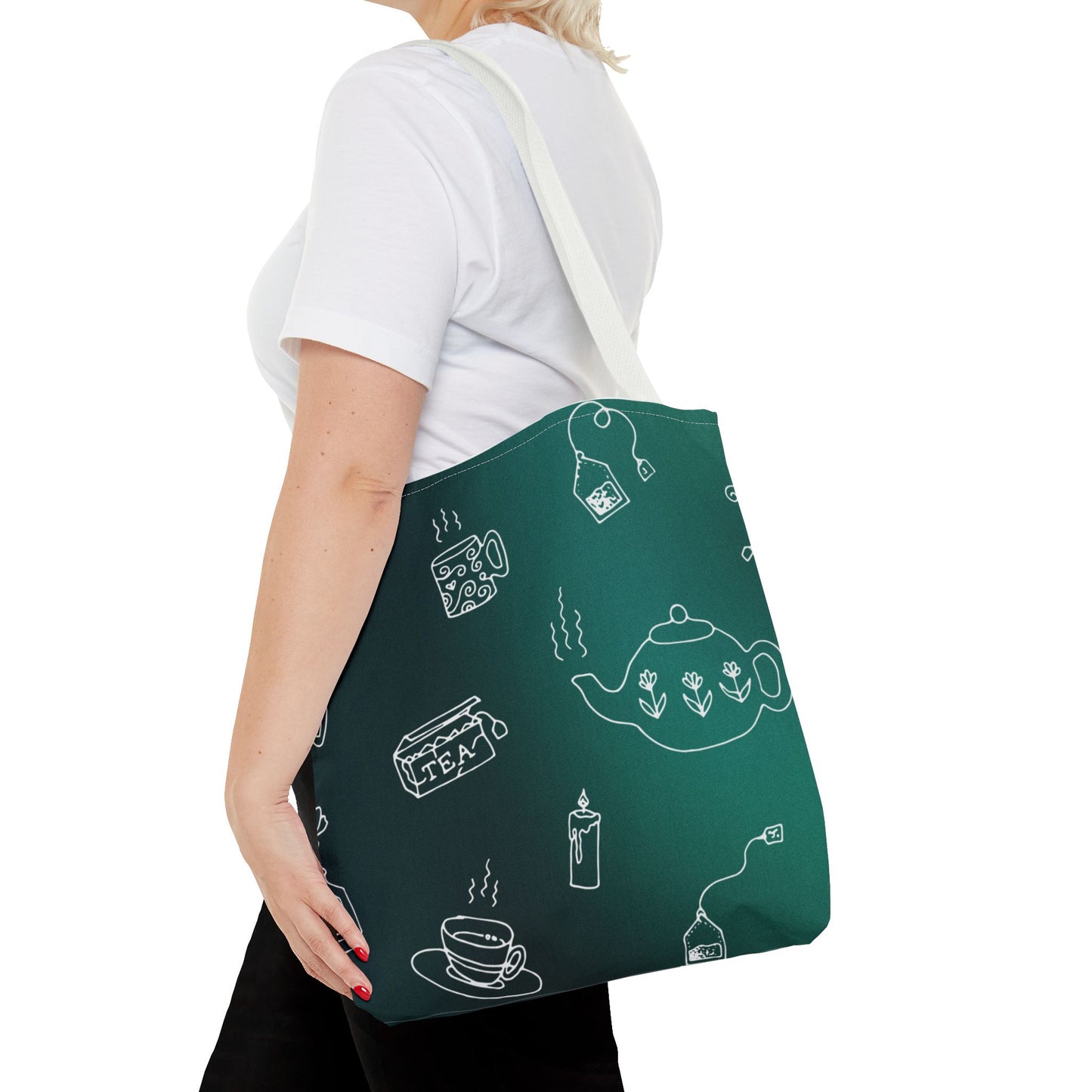 Chic Tea Lover's Tote Bag