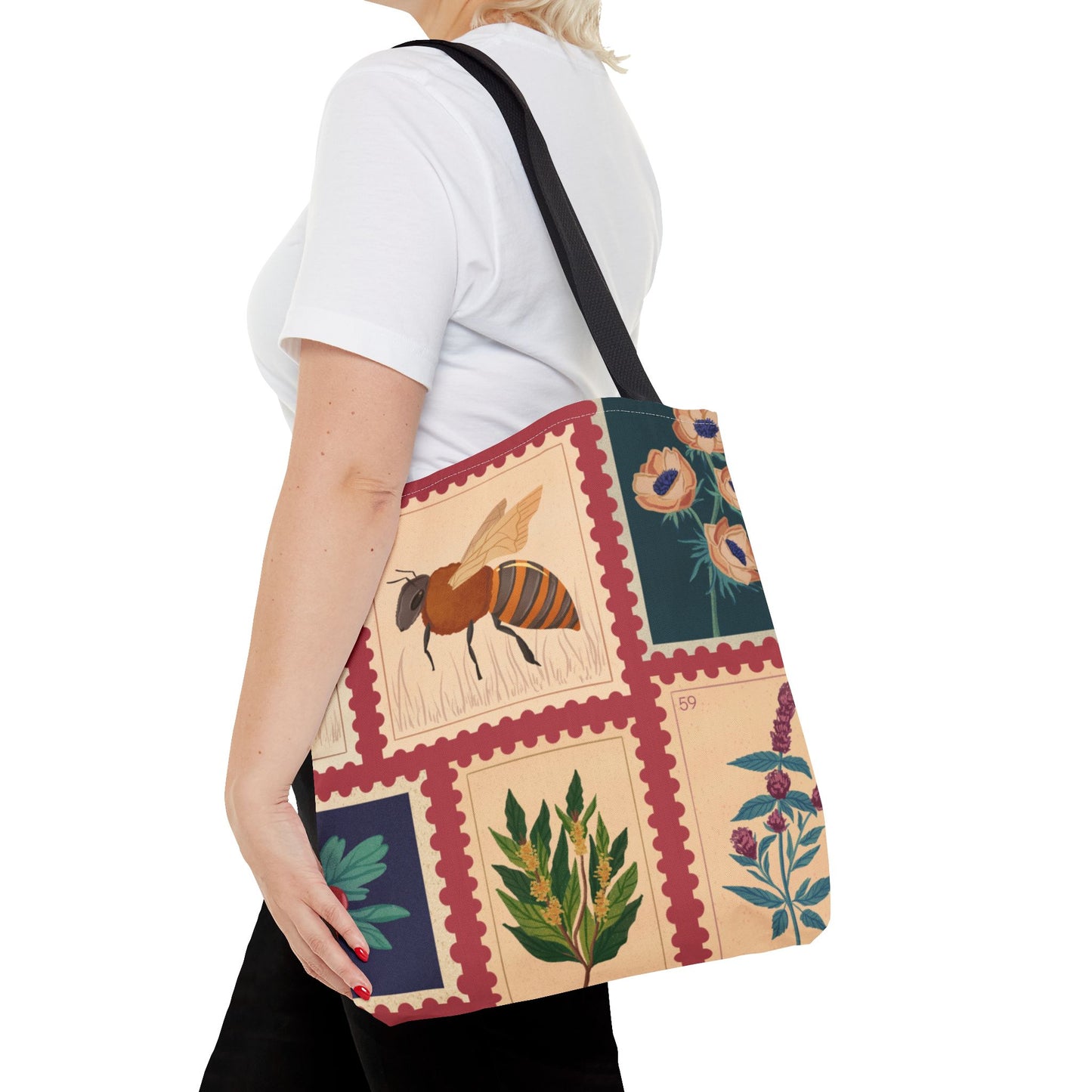 Vintage Botanical Tote Bag