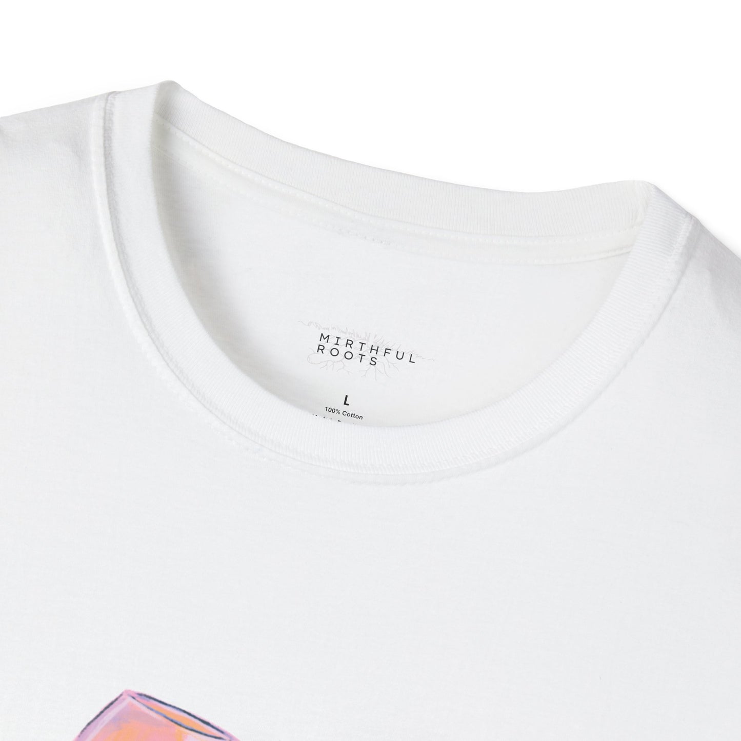 Wine Lover's Unisex Softstyle T-Shirt - "Wine a Little Laugh a Lot"