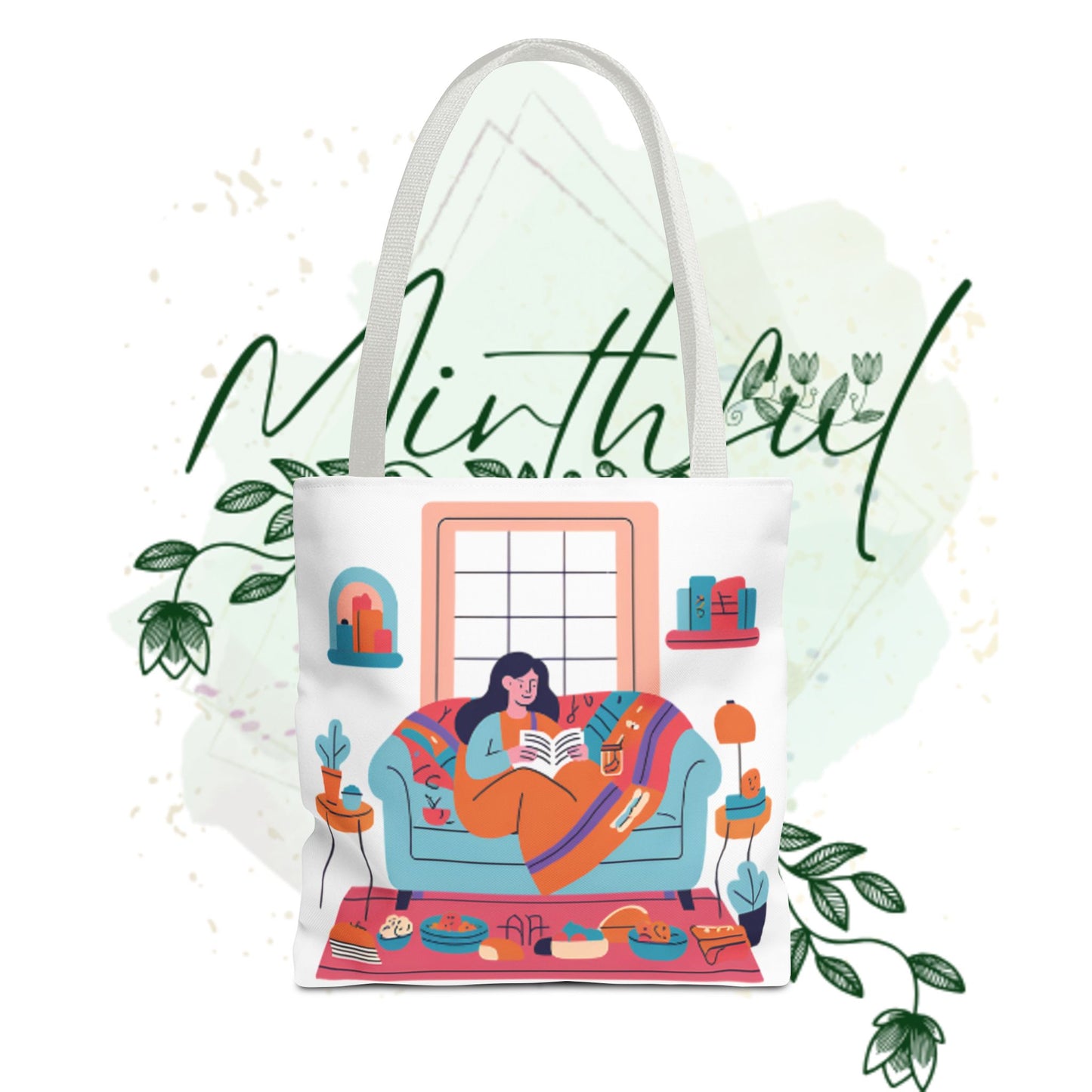 Cozy Reading Tote Bag