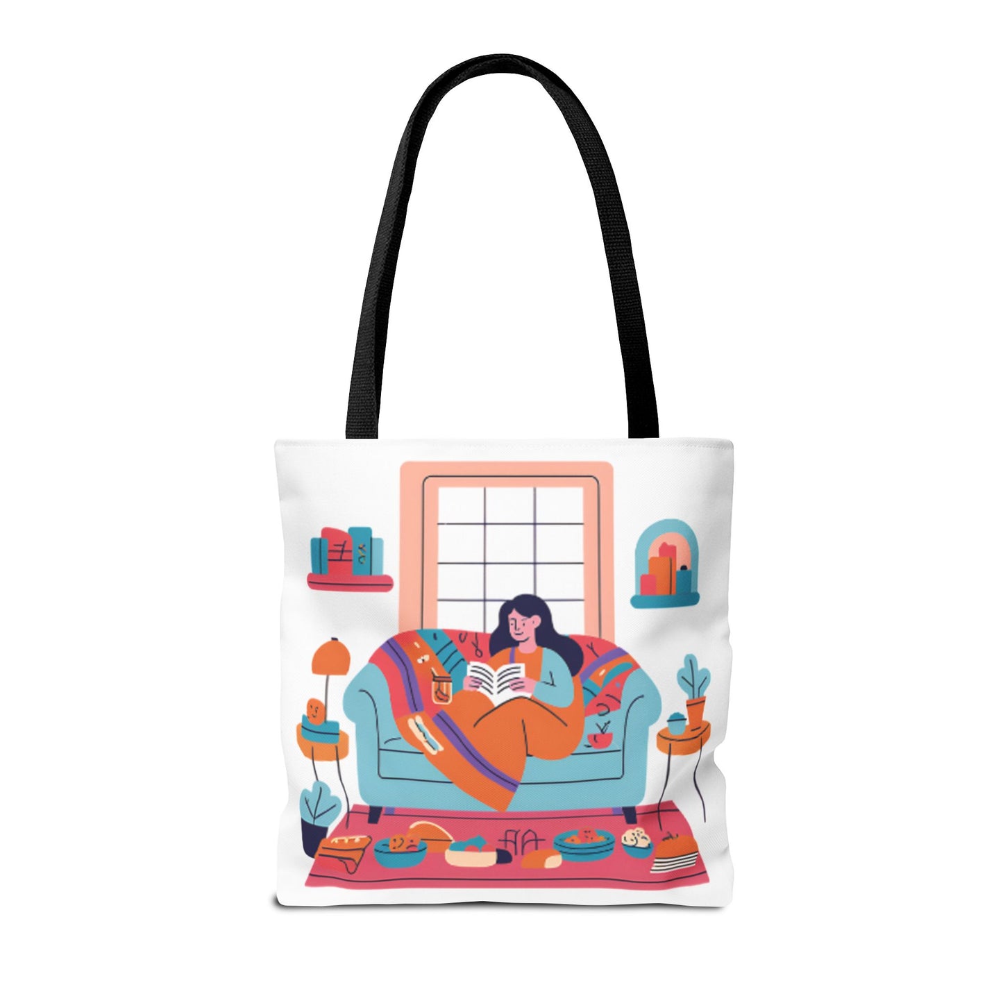 Cozy Reading Tote Bag