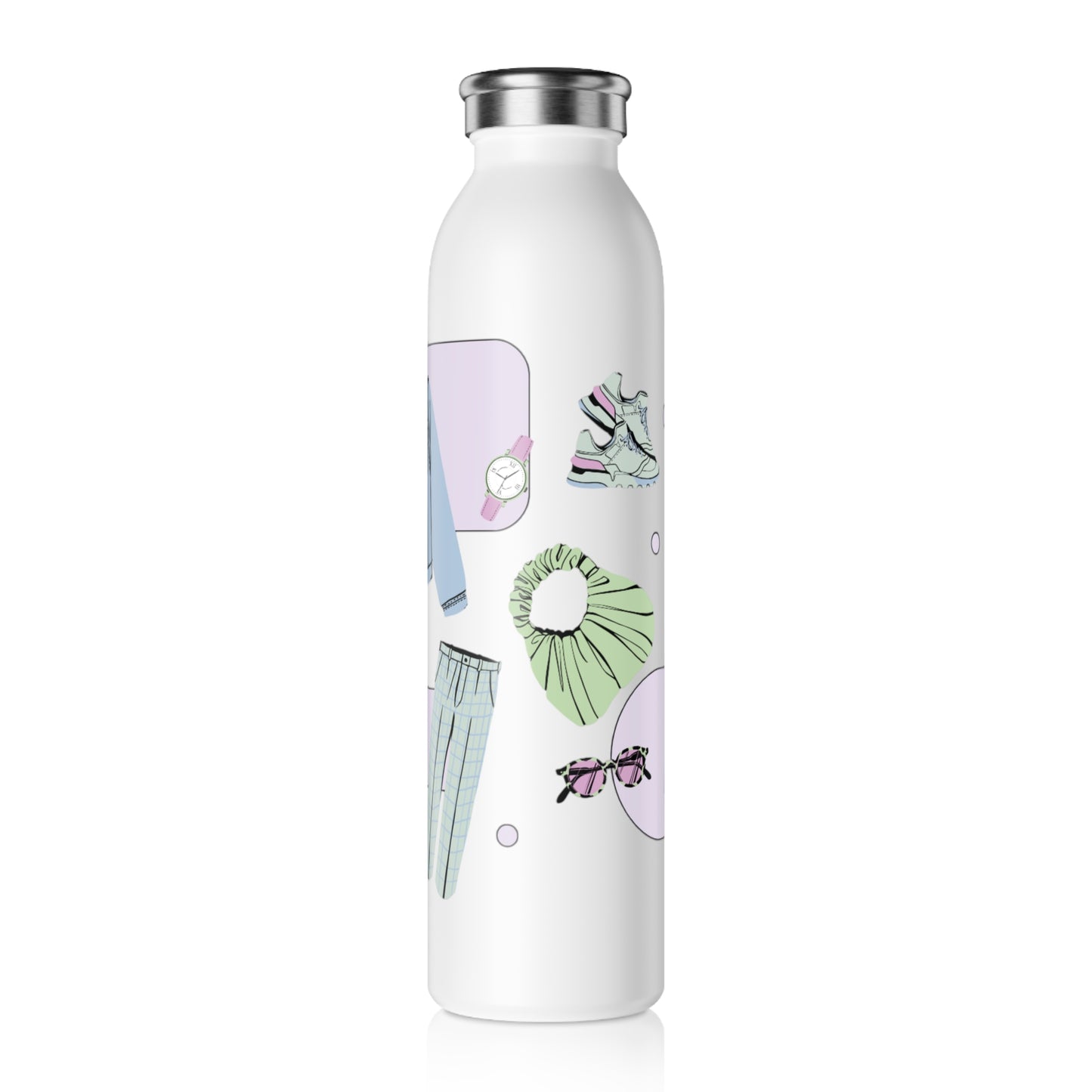 'Fashion for Days' Slim Water Bottle