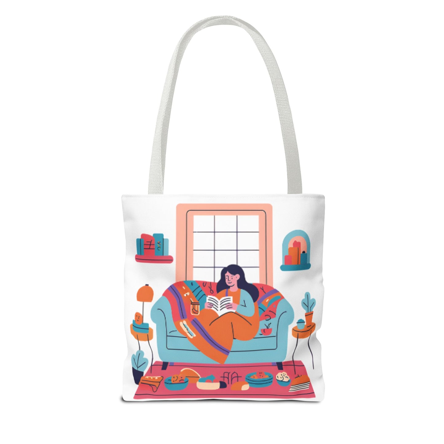 Cozy Reading Tote Bag
