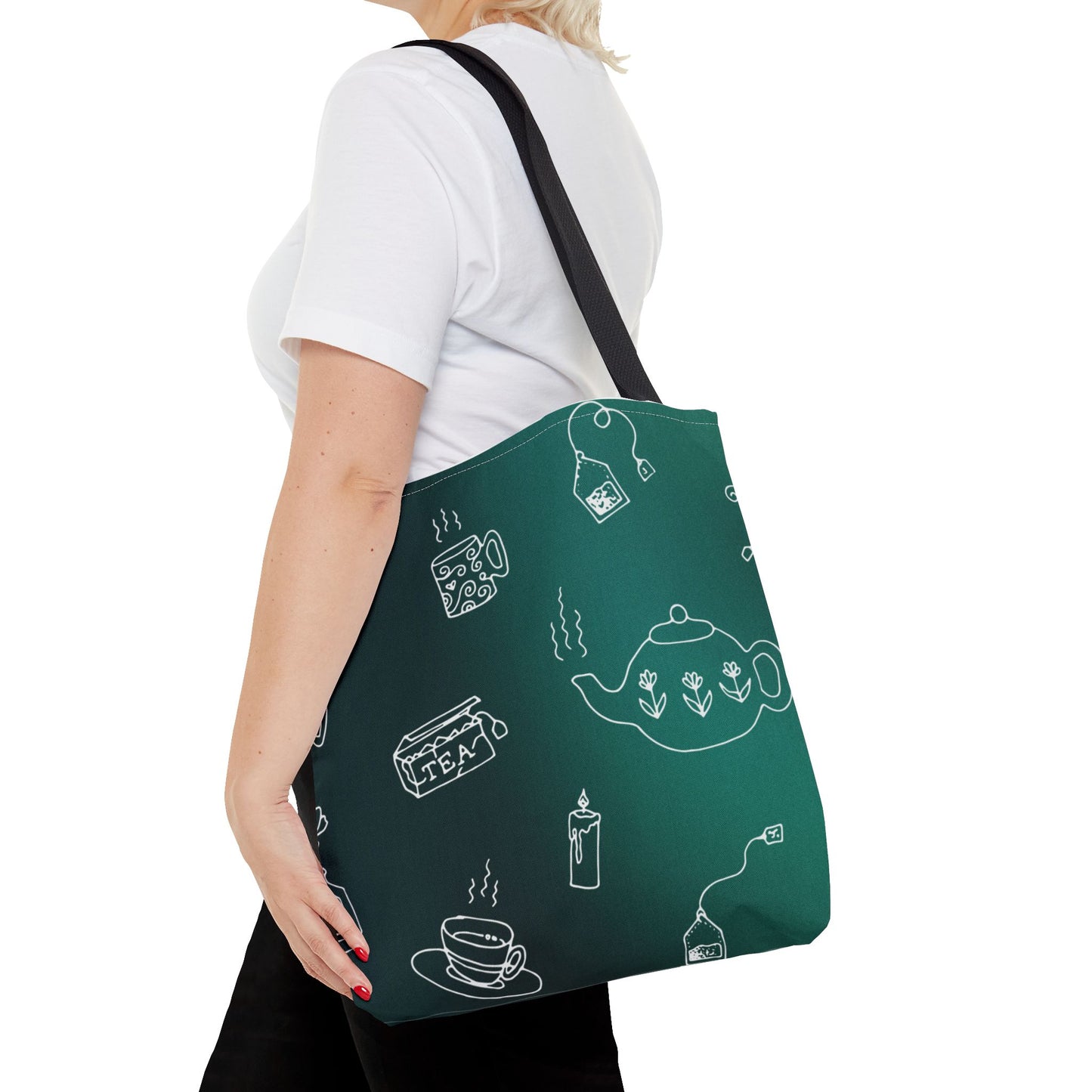 Chic Tea Lover's Tote Bag