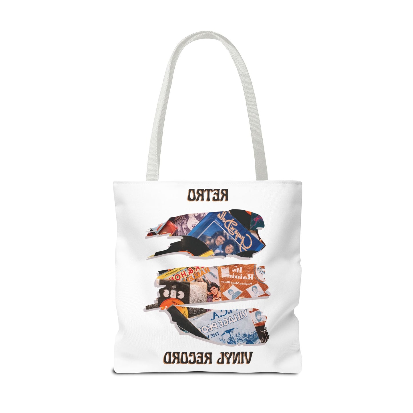Retro Vinyl Record Tote Bag
