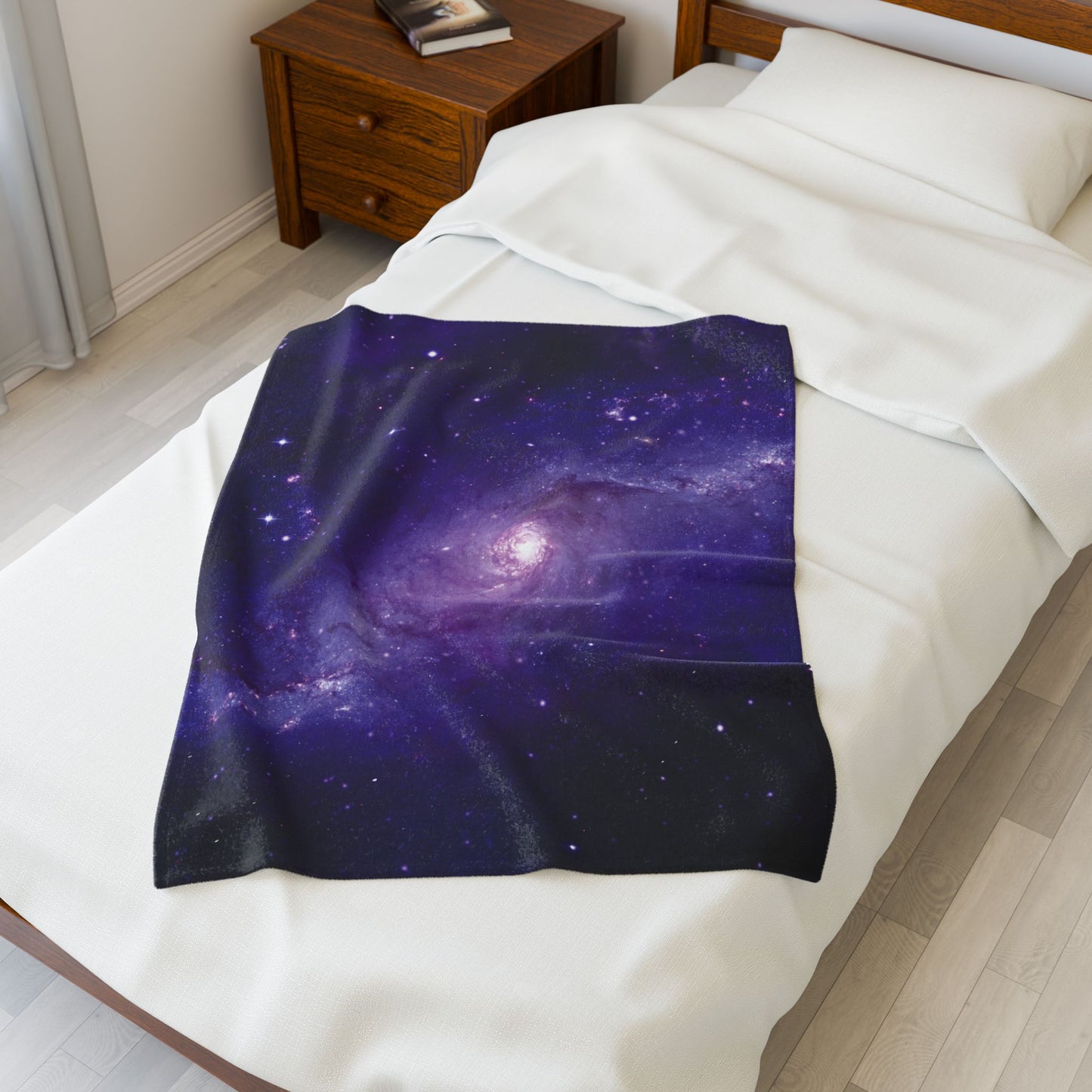 "Galactic Wonder" Velveteen Plush Blanket