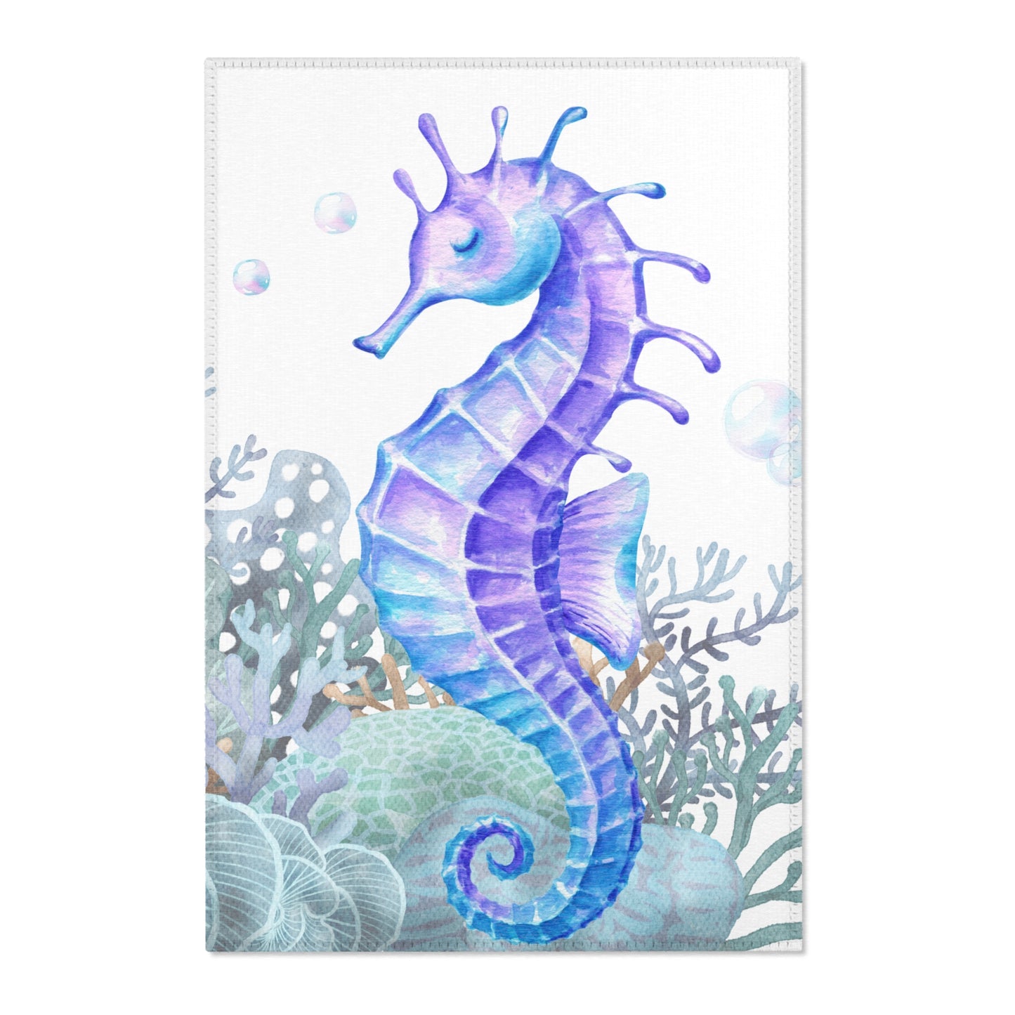 Wild & Wonder Seahorse Area Rug