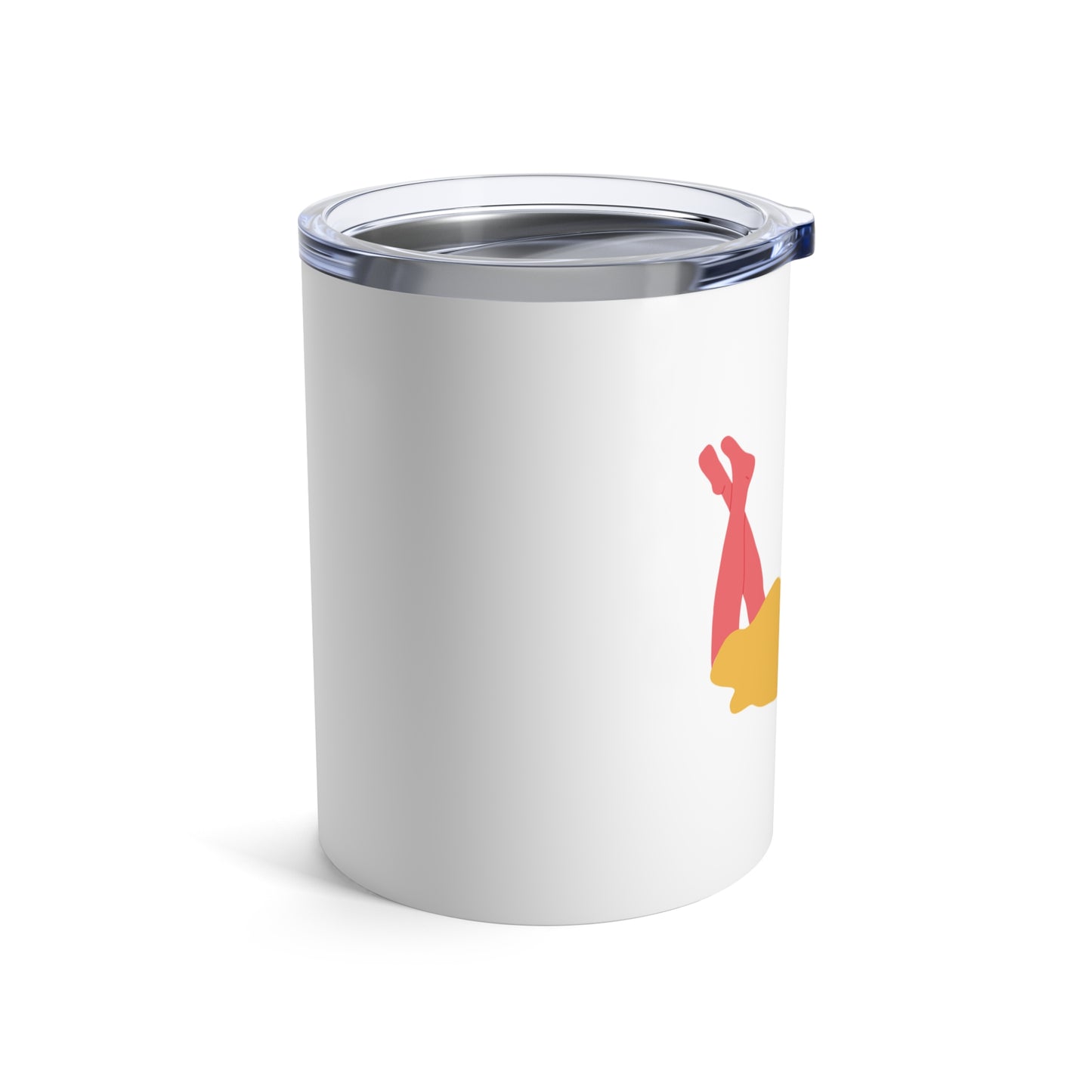 Chic 10oz Tumbler with Relaxing Summer Girl Design - Perfect for Gifts and Everyday Joy