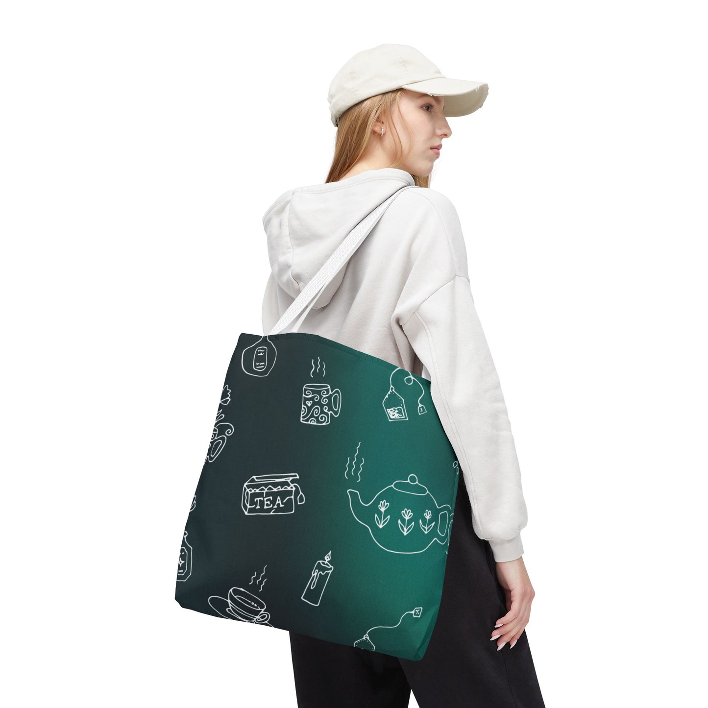 Chic Tea Lover's Tote Bag