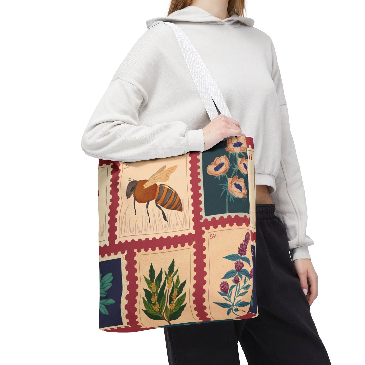 Vintage Botanical Tote Bag