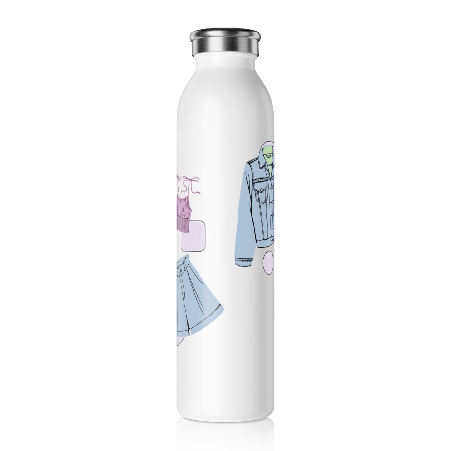 'Fashion for Days' Slim Water Bottle