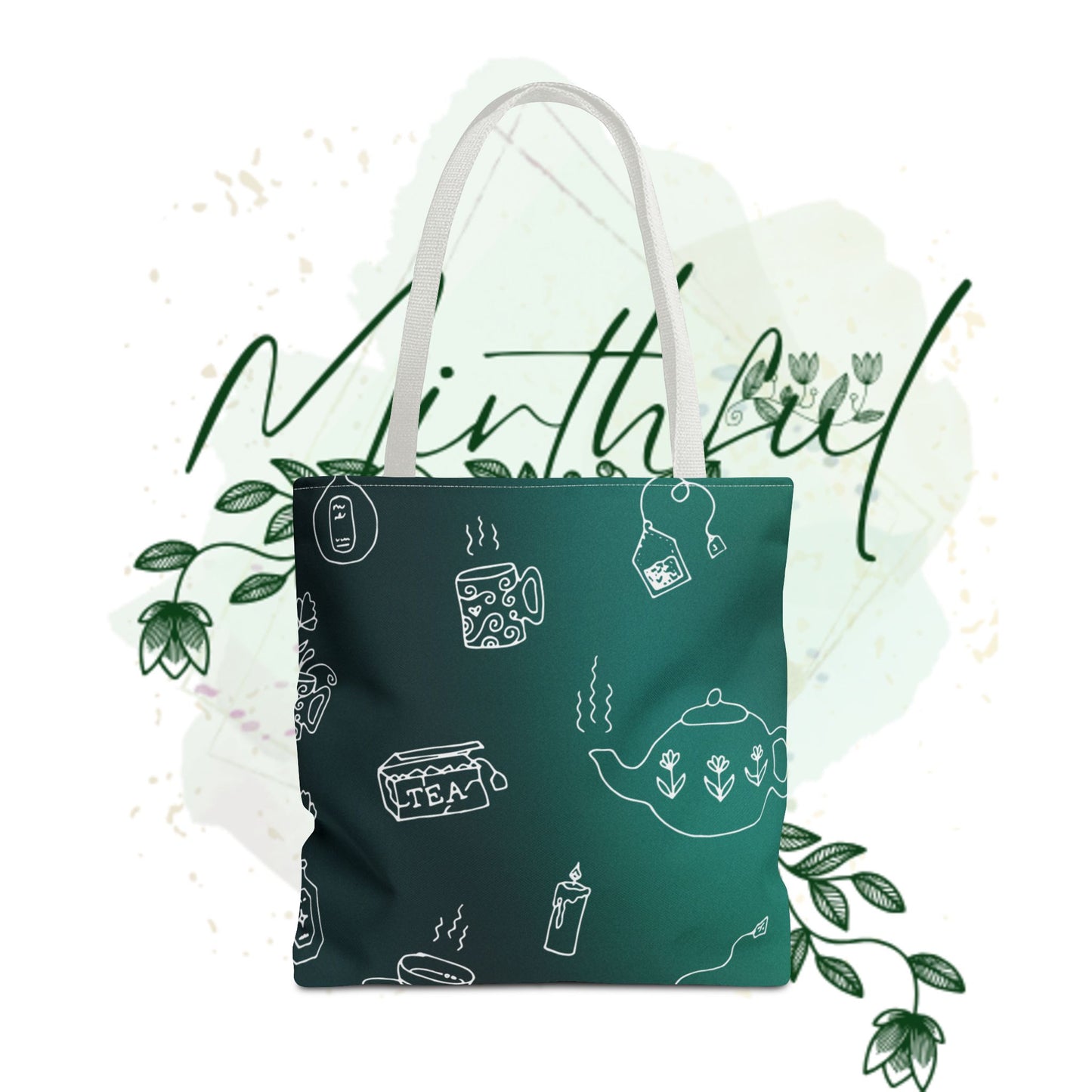 Chic Tea Lover's Tote Bag