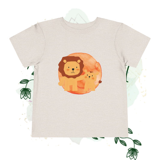Adorable Lion Family Toddler Tee