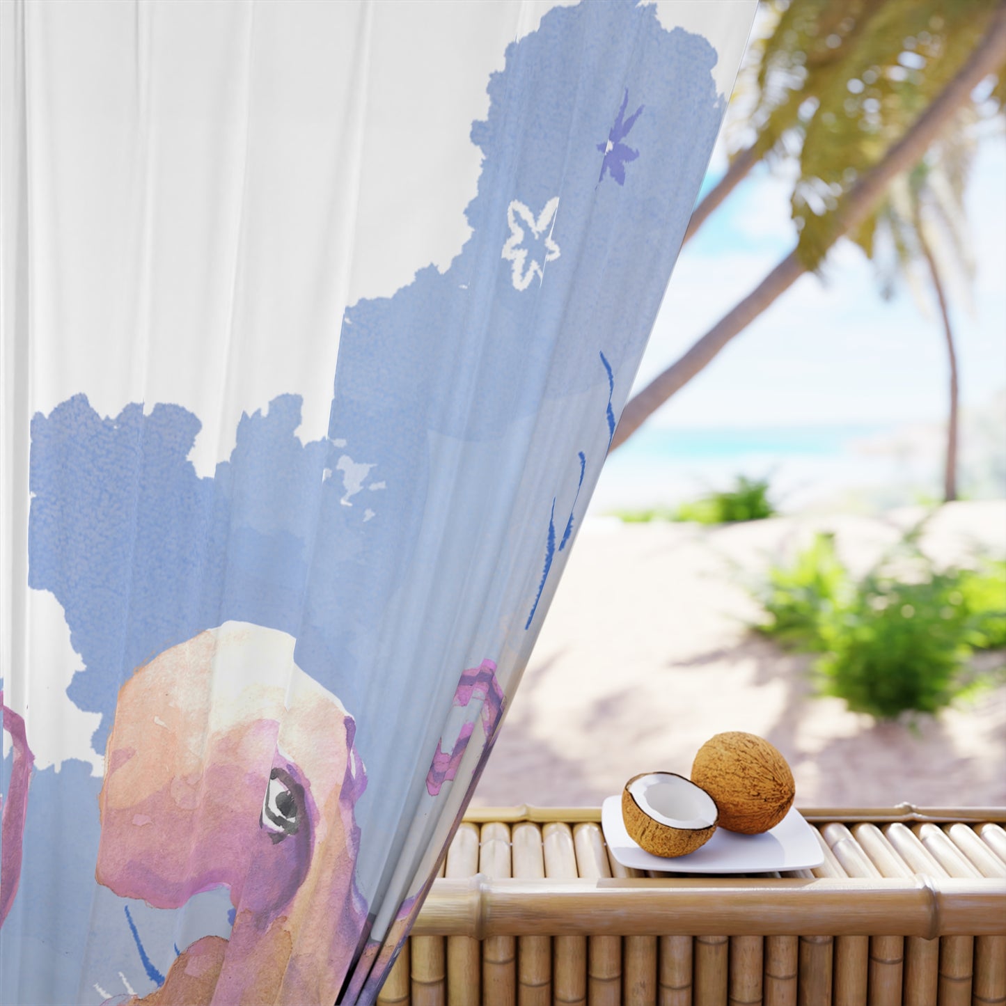 Wild & Wonder Curtain, Octopus