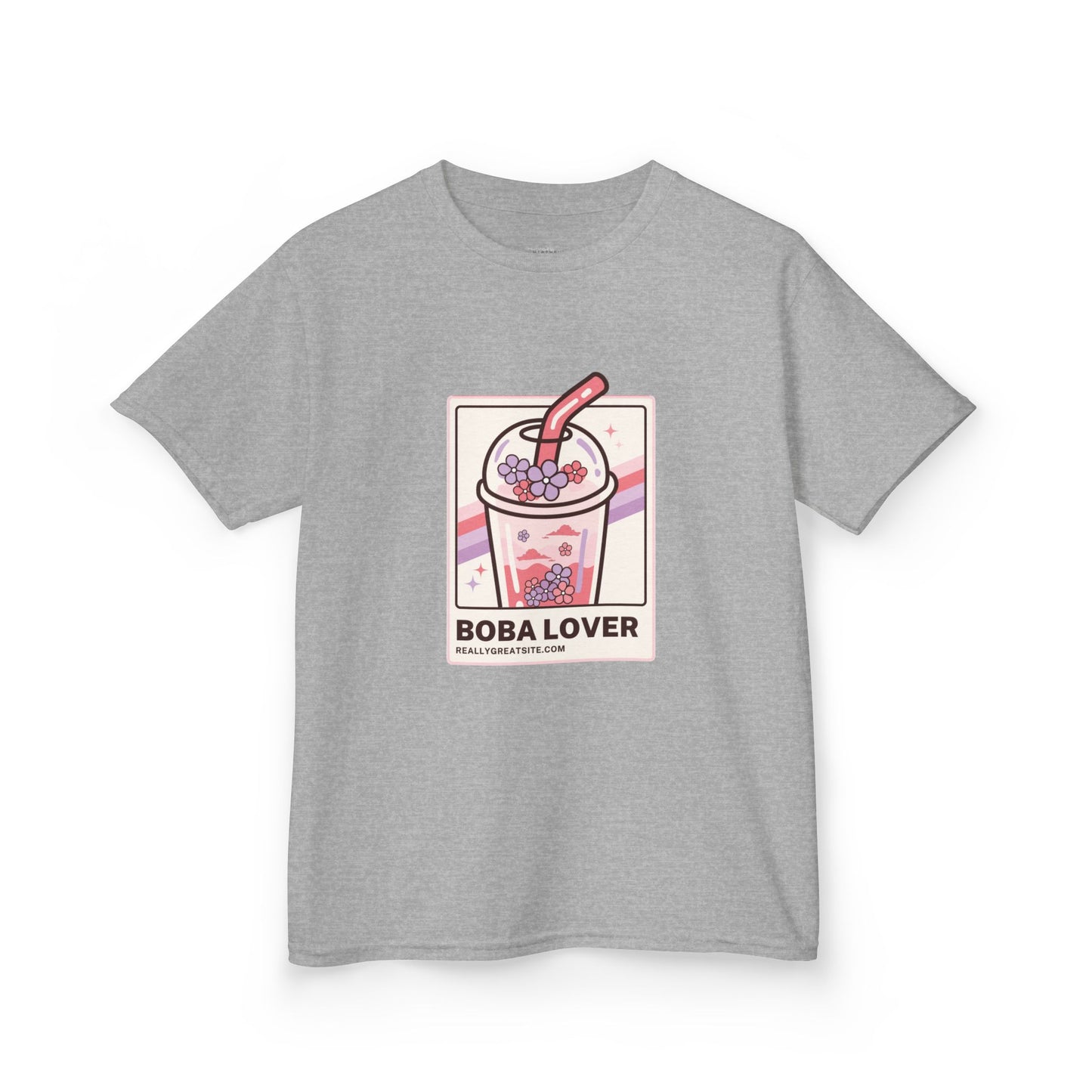 Boba Lover Kids Tee - Fun Cotton Shirt for Beverage Enthusiasts