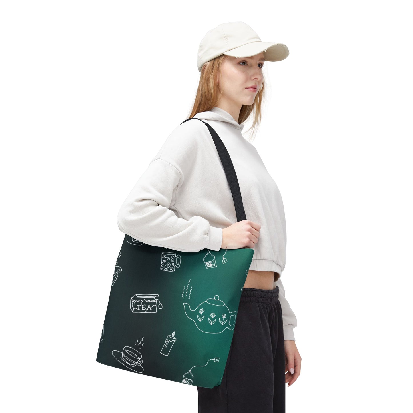Chic Tea Lover's Tote Bag