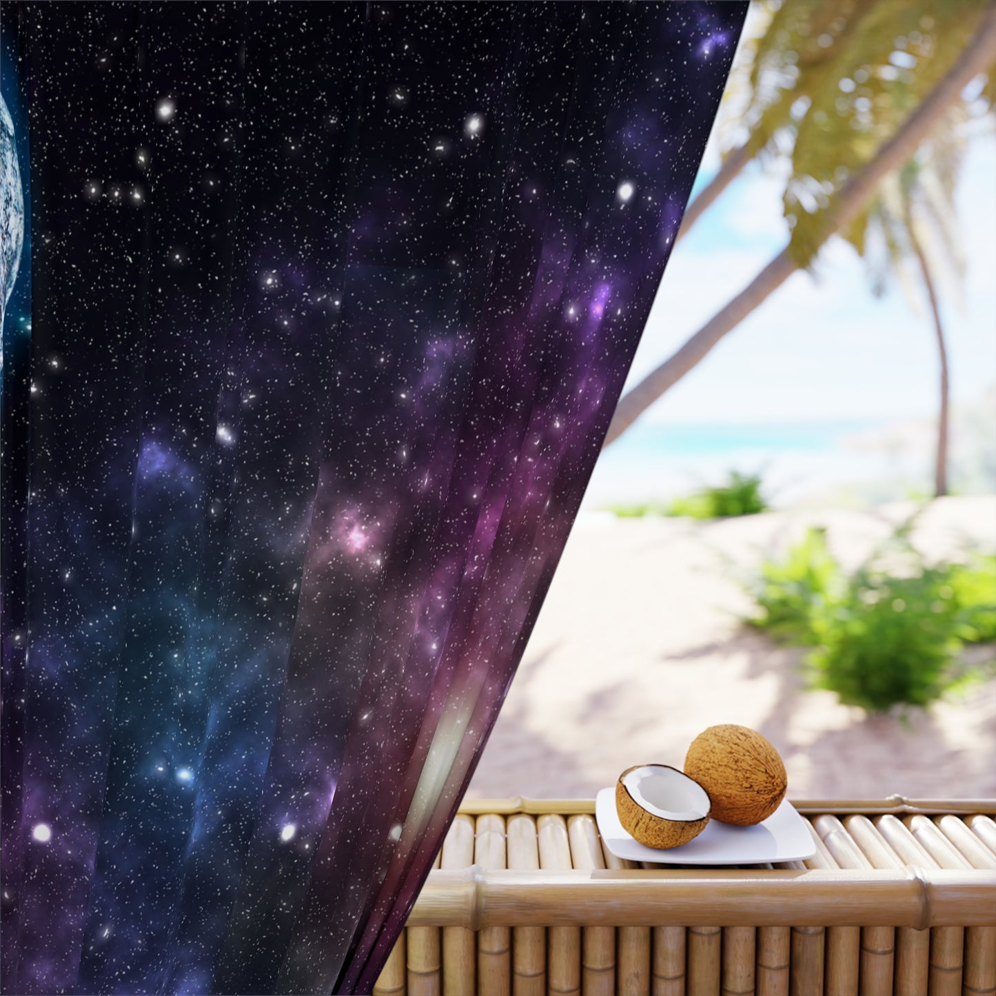 Galactic Wonder Window Curtain, 1pc