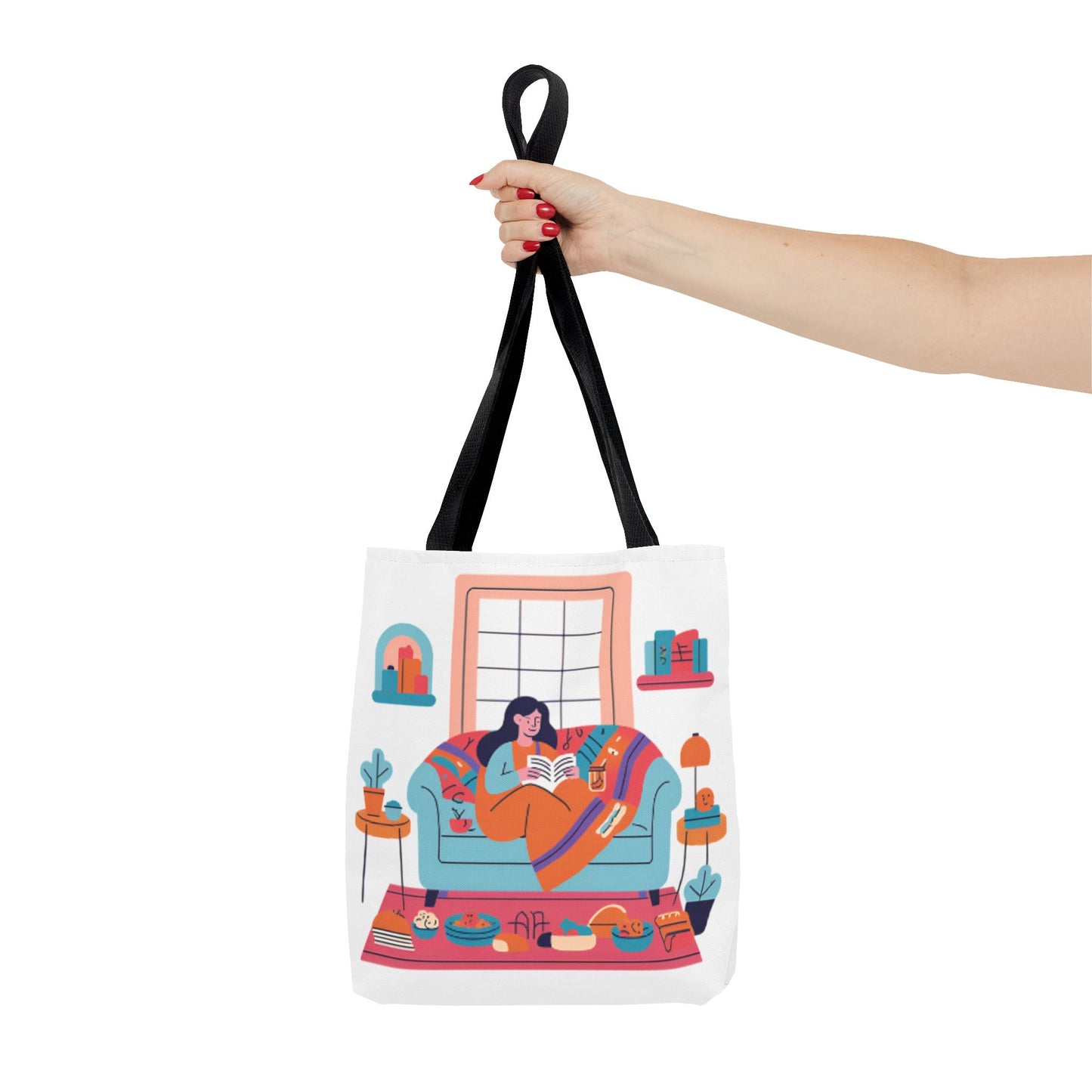Cozy Reading Tote Bag