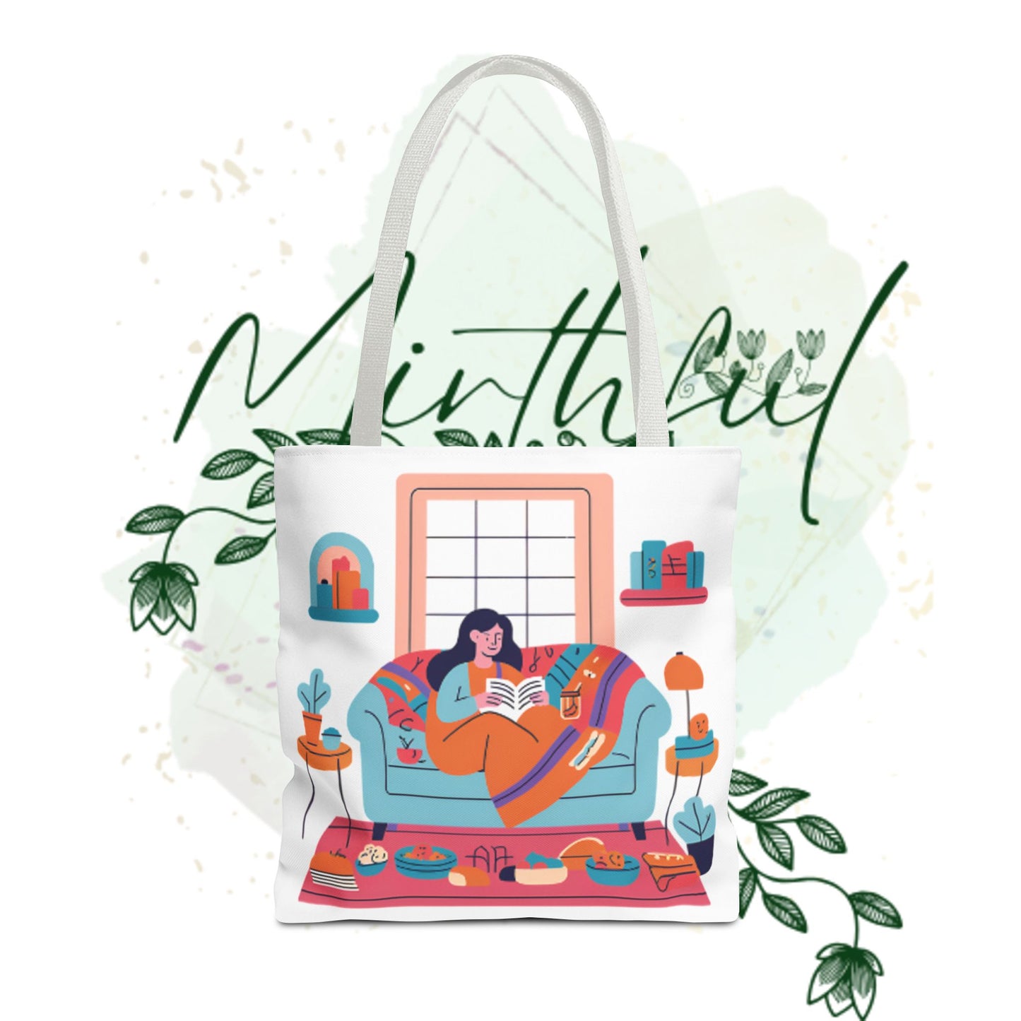 Cozy Reading Tote Bag