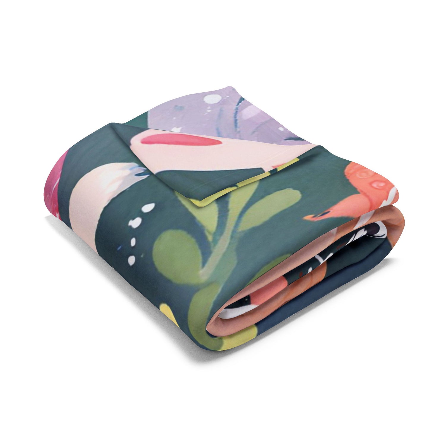 Whimsical Foxes Fleece Blanket - Cozy Decor for Kids, Nursery, Gift, Home, Animal Lovers, Cuddly, Cute